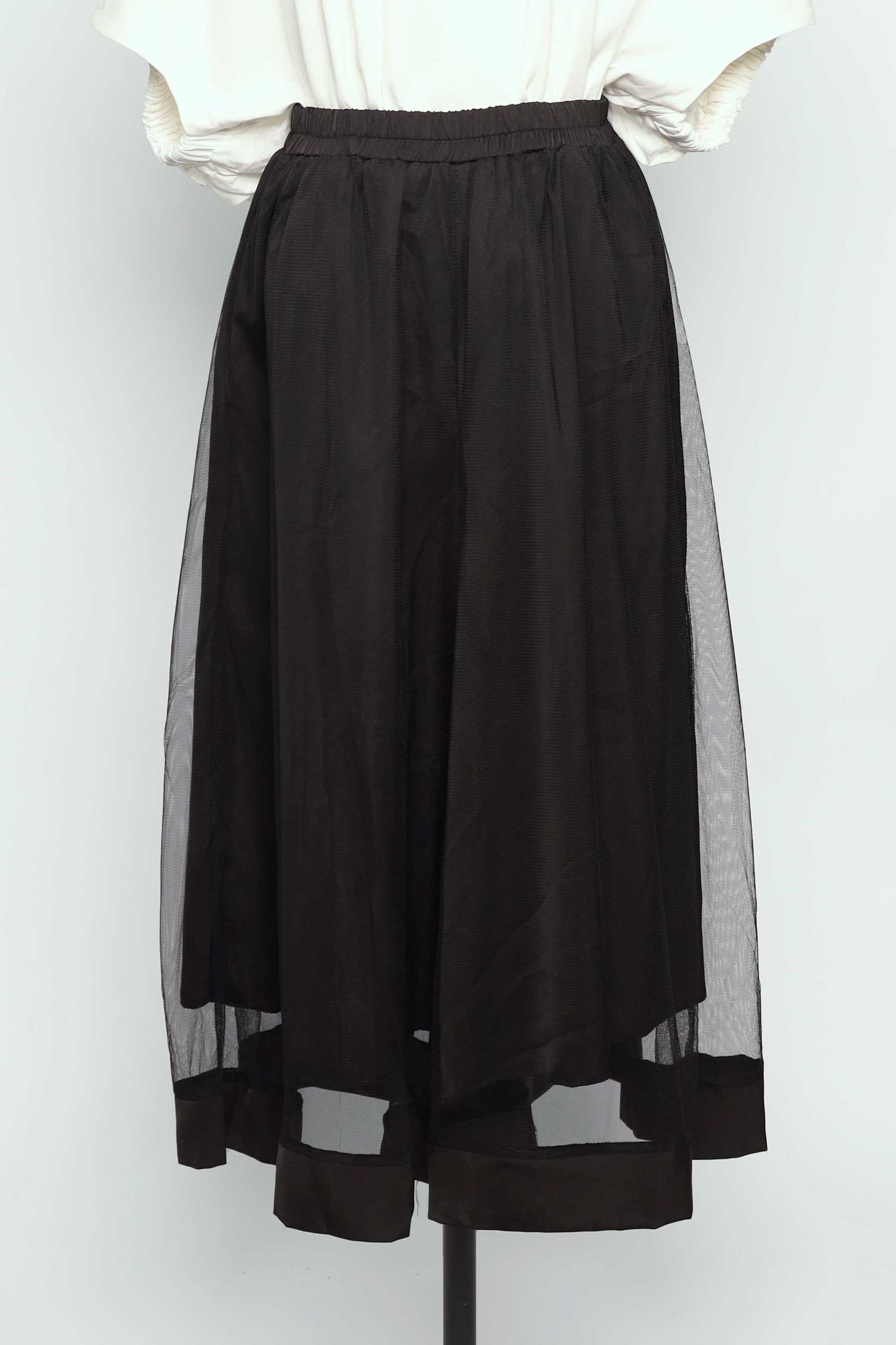 PO - Christine Netted Pants in Black