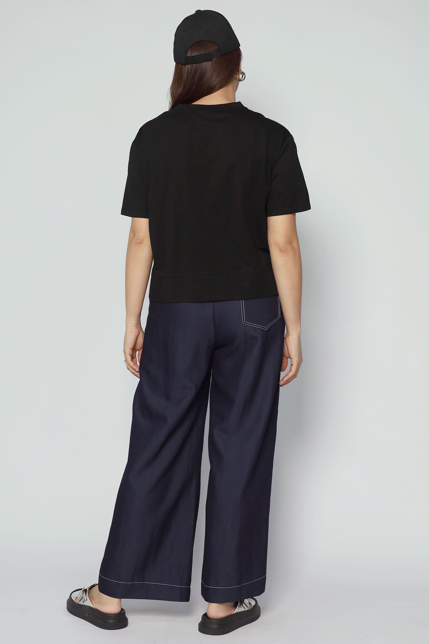 Backorders Easy By TE - Cicile Beaded Top in Black