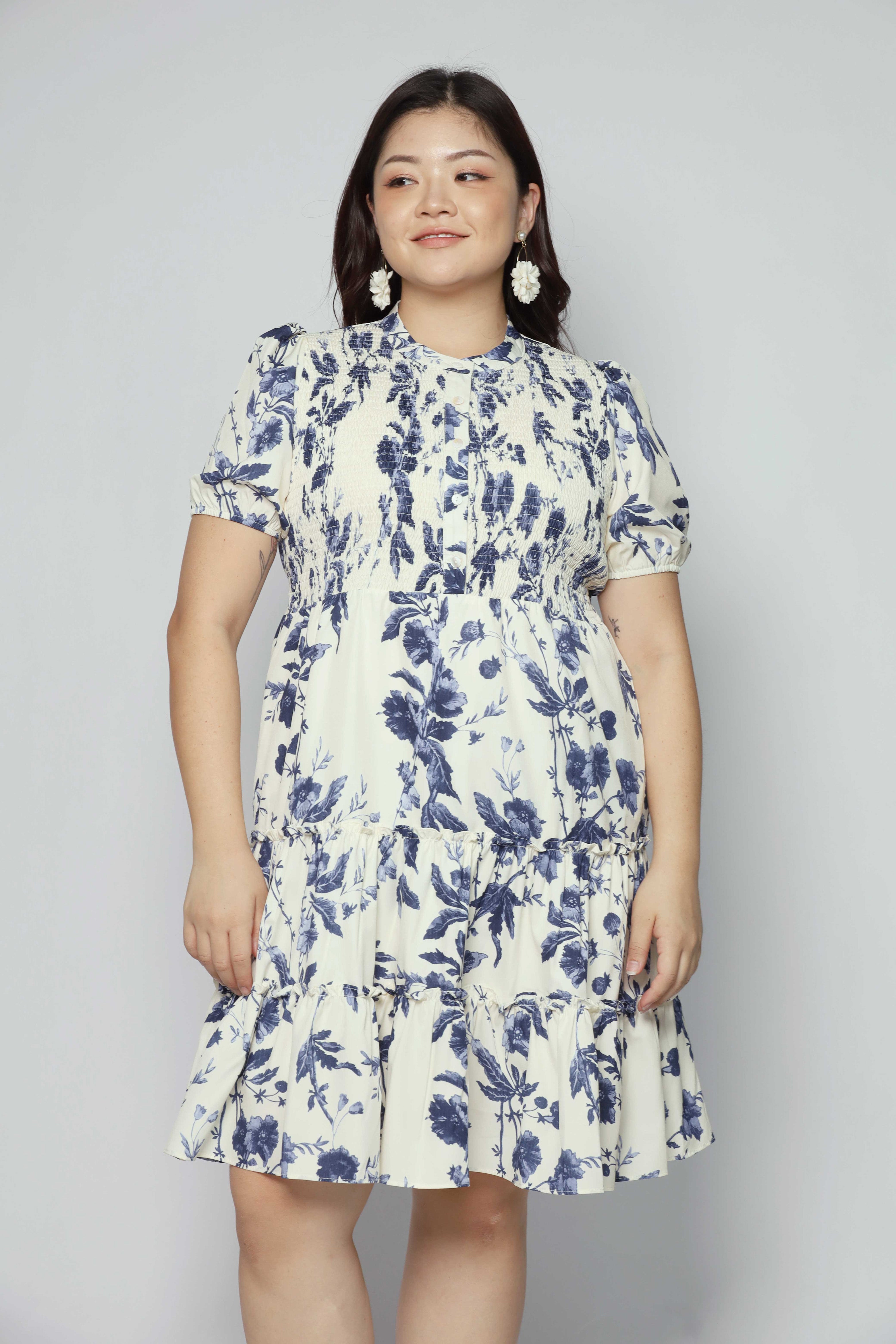 Ariel Dress in Porcelain