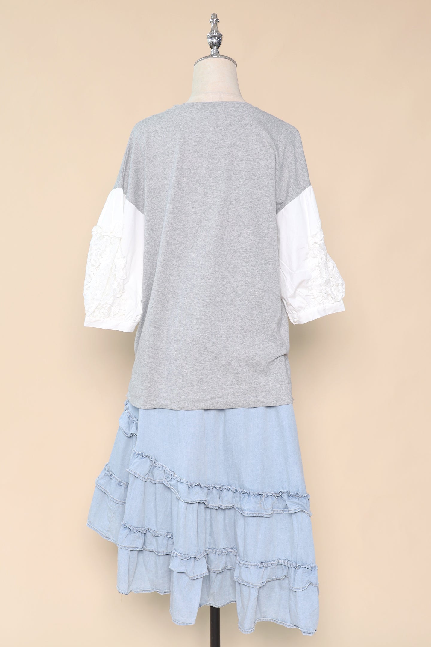 PO - Colbie Denim Frill Skirt