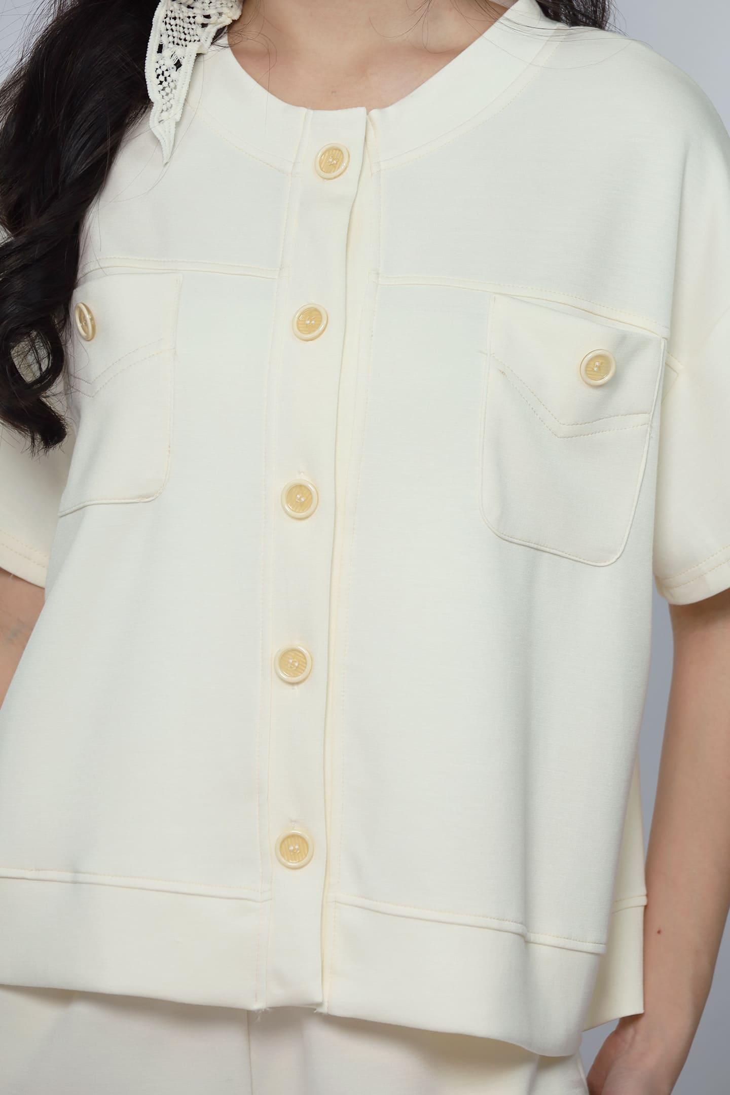 JOY - Cuddle 2 in 1 Button Top and Shorts Set