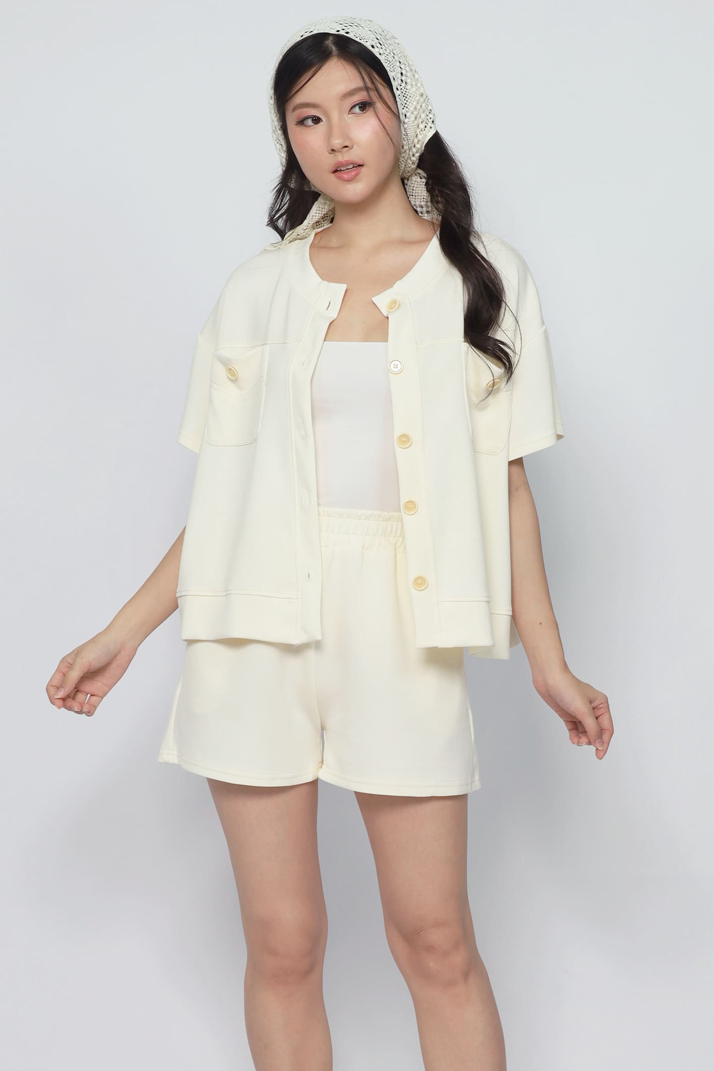 JOY - Cuddle 2 in 1 Button Top and Shorts Set