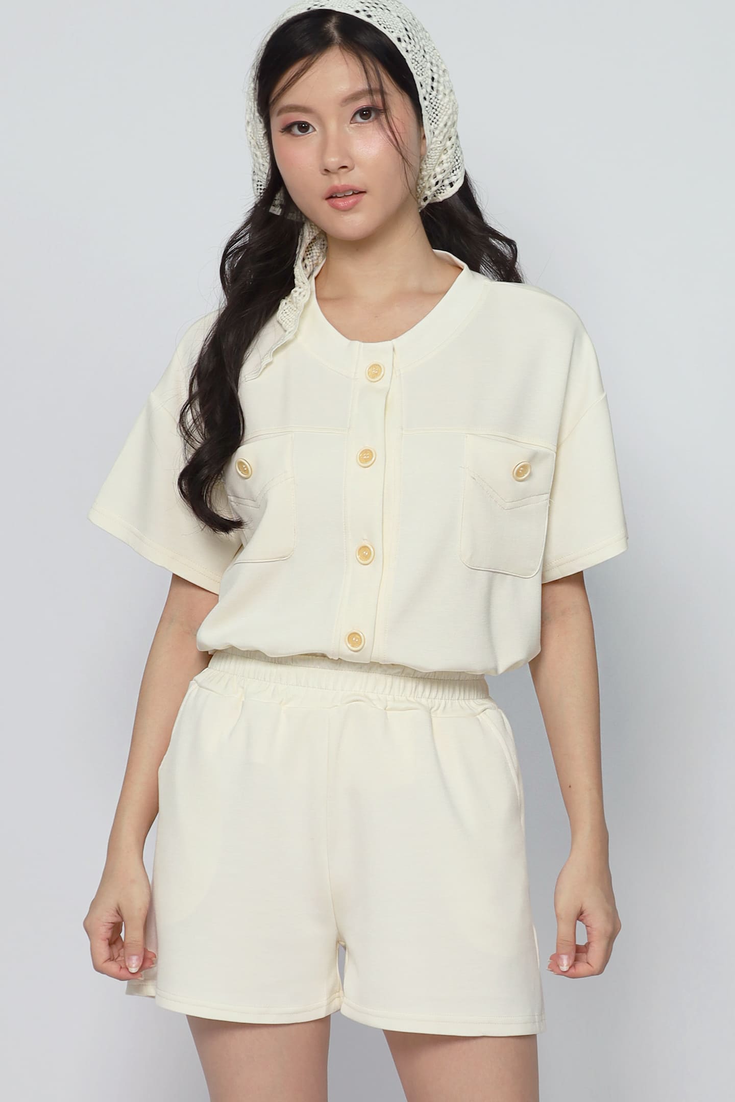 JOY - Cuddle 2 in 1 Button Top and Shorts Set