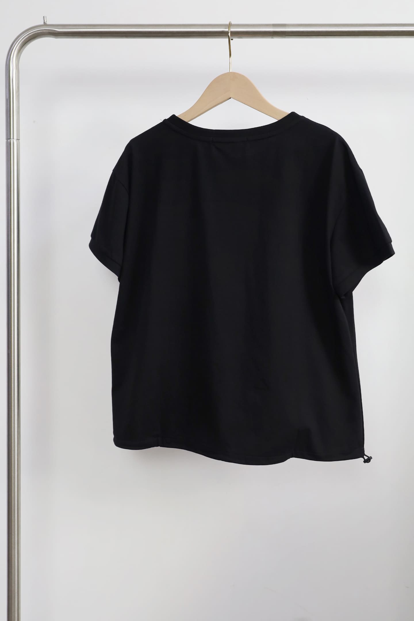 Backorders Easy By TE - Daiyu Chest Pocket Top in Black