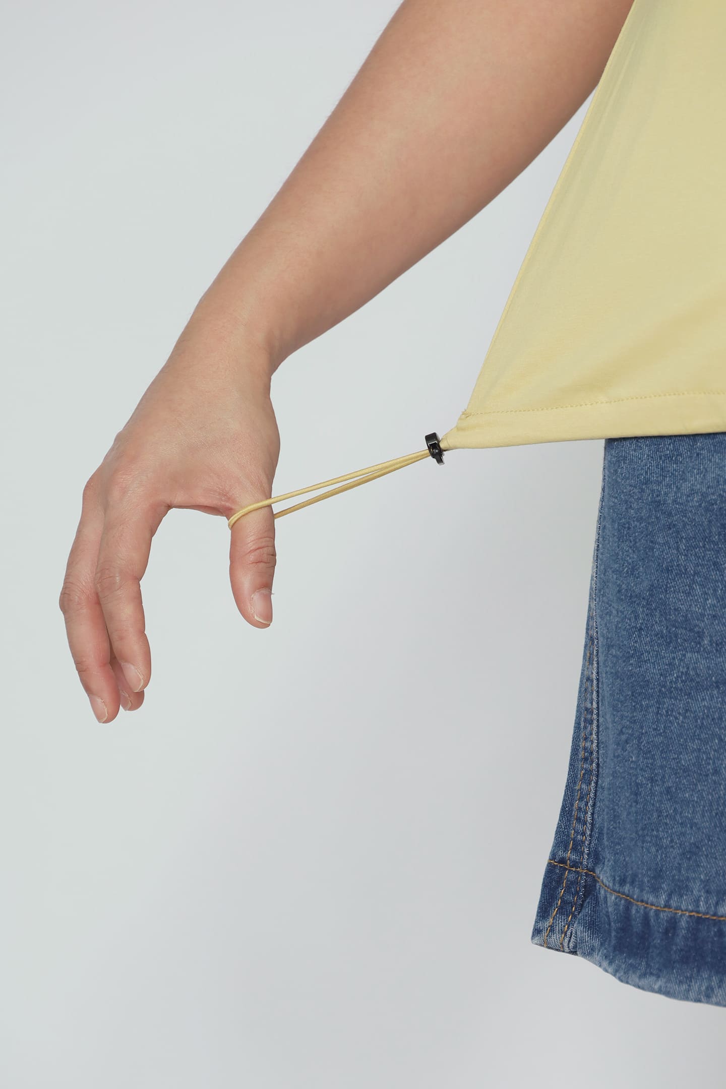 Backorders Easy By TE - Daiyu Chest Pocket Top in Yellow