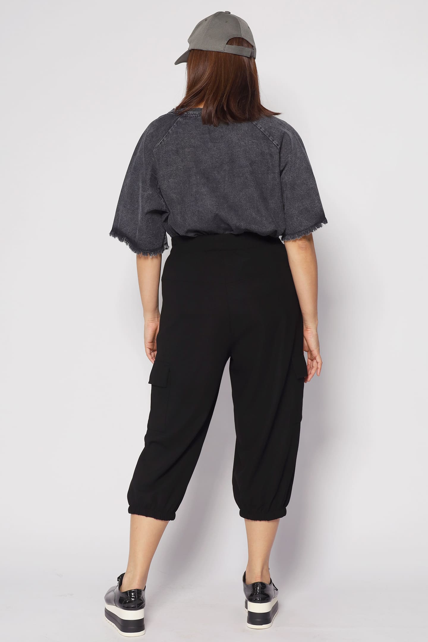 Damian Cargo Pants in Black