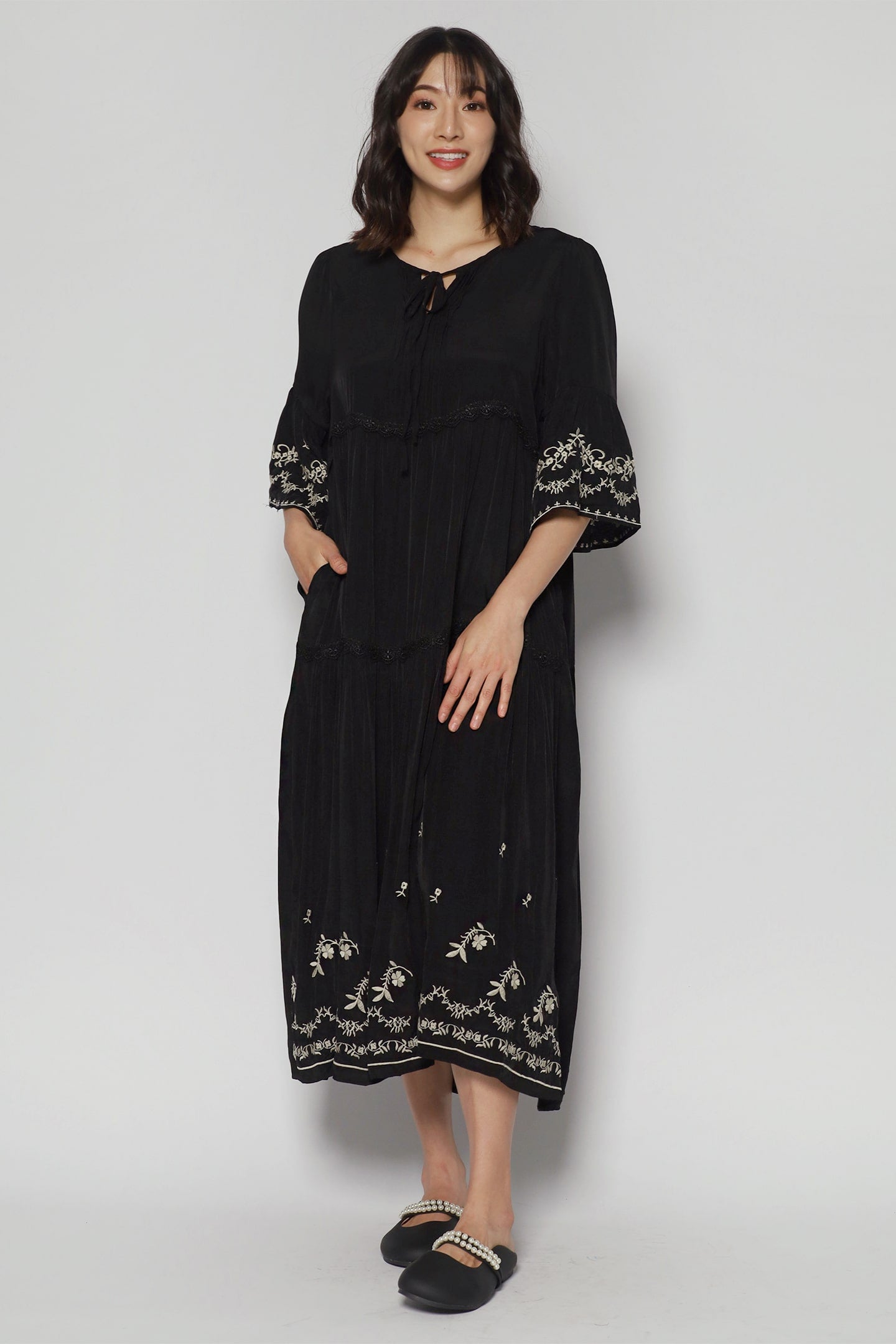 Dana Embroidery Dress