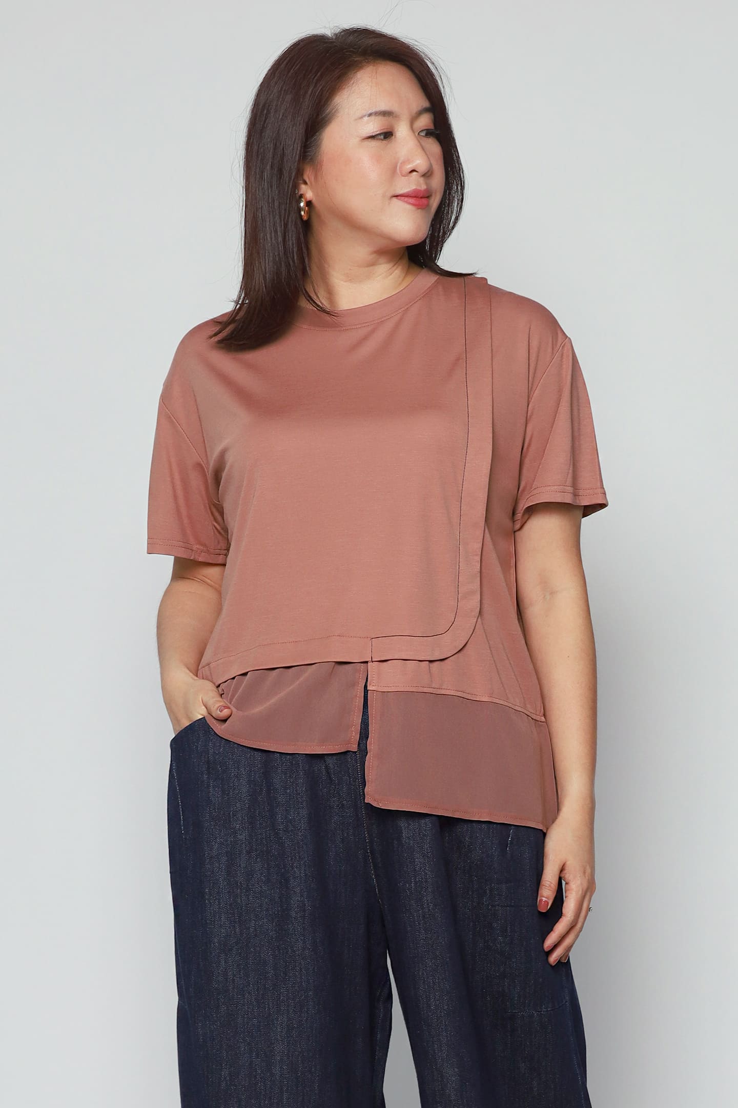 Backorders Easy By TE - Daphne Top in Pink