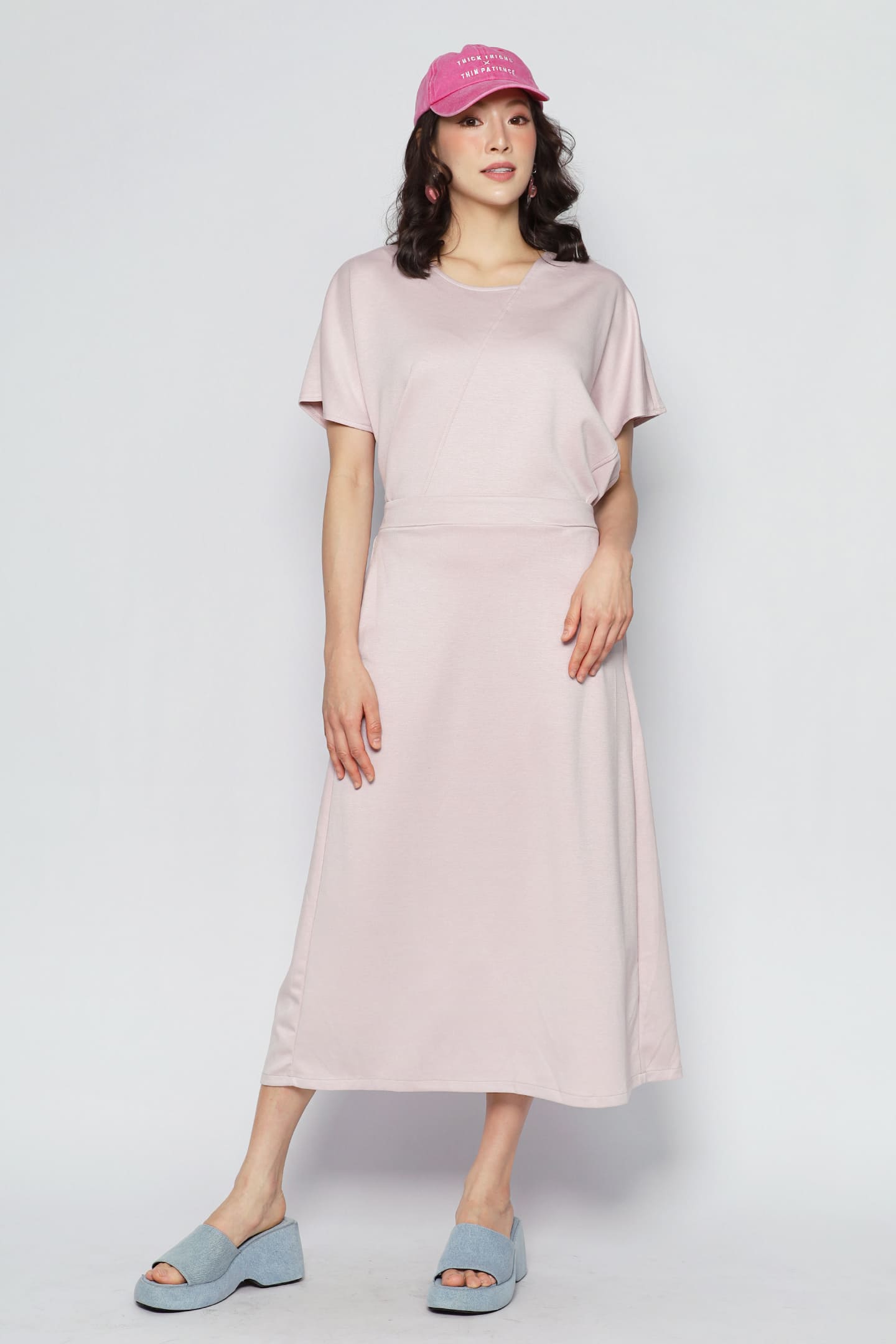 JOY - Date Me 2 in 1 Top and Skirt Set in Pink