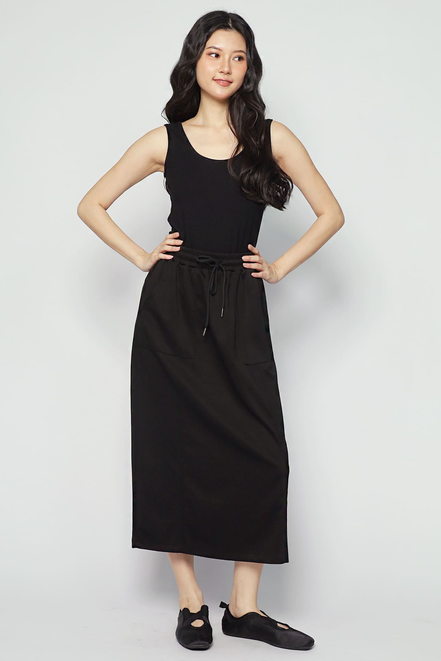 JOY - Day To Night Skirt in Black