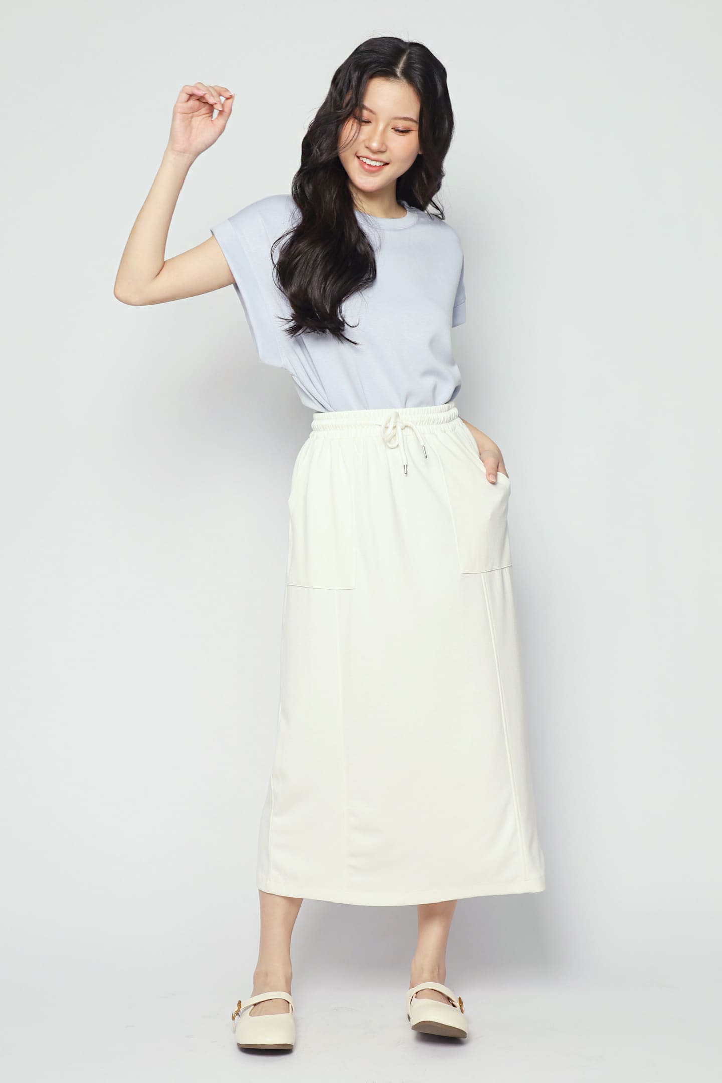 JOY - Day To Night Skirt in White