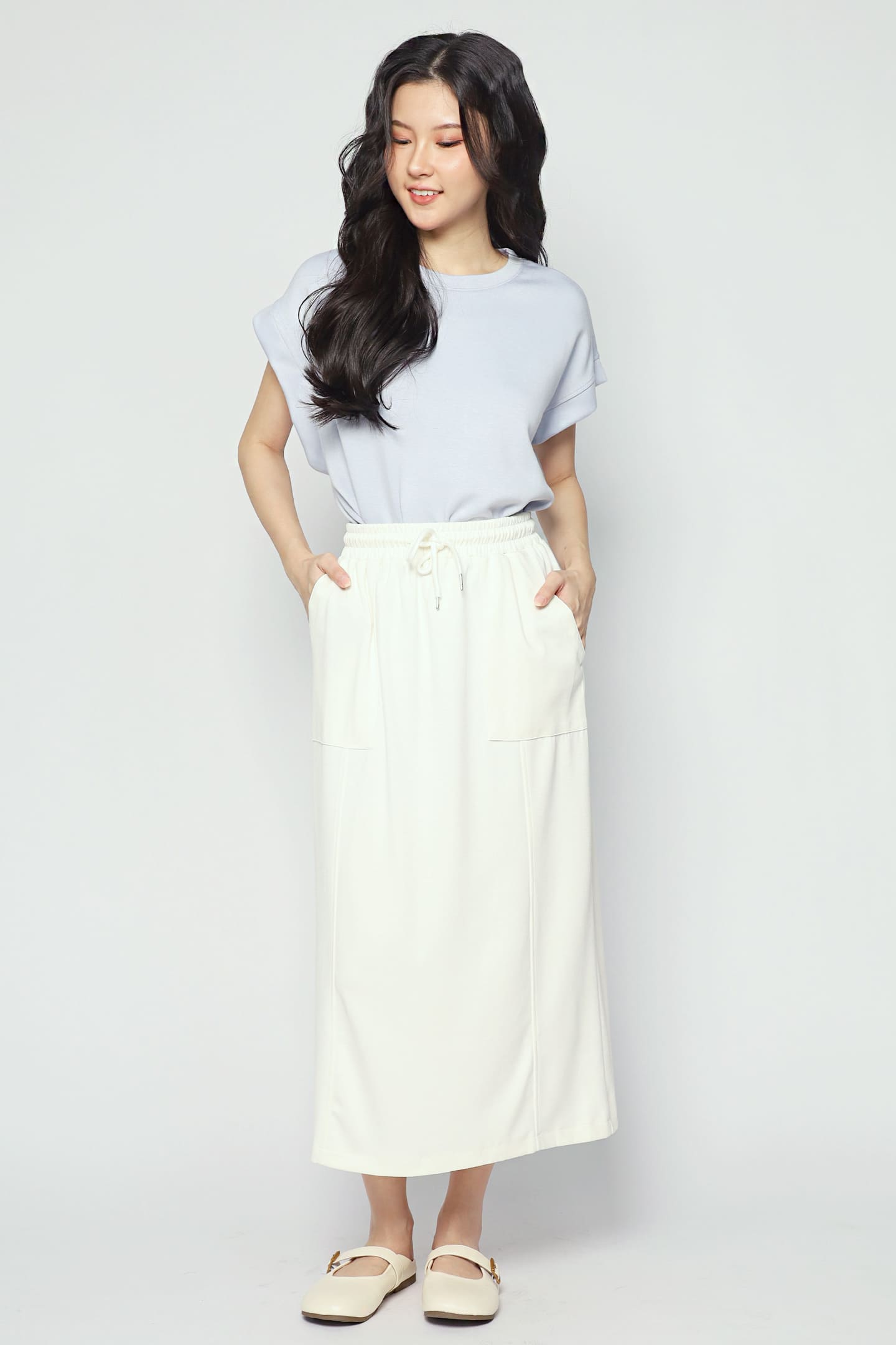 JOY - Day To Night Skirt in White