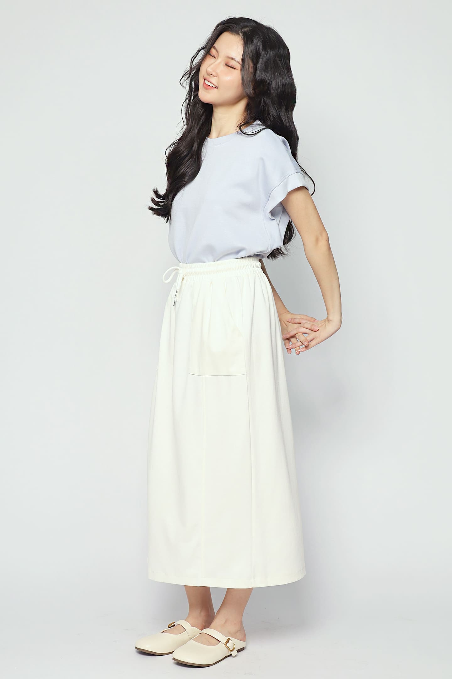 JOY - Day To Night Skirt in White