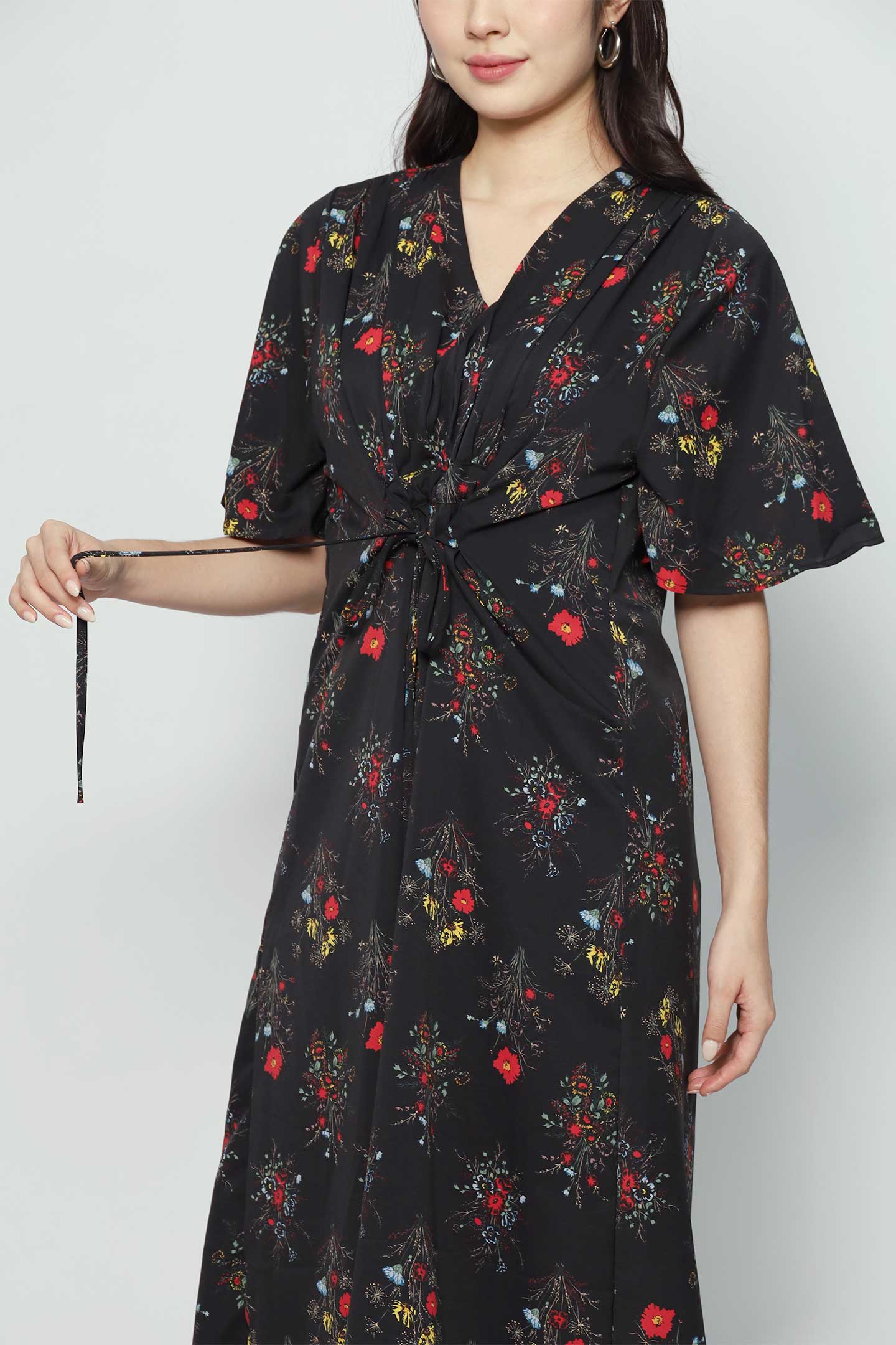 Denise Dress in Floral Autumn