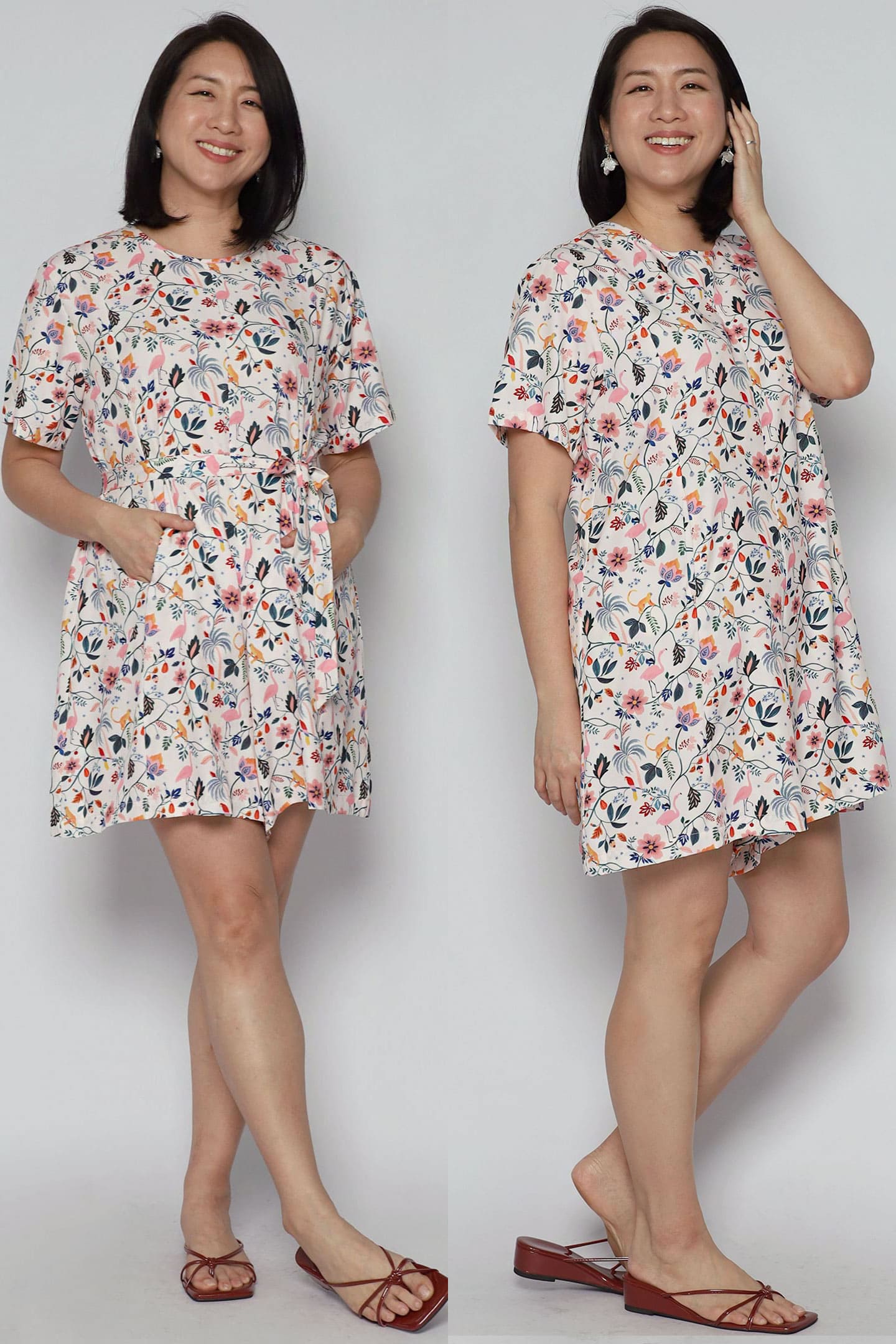 Dion Playsuit in Botanic Melody