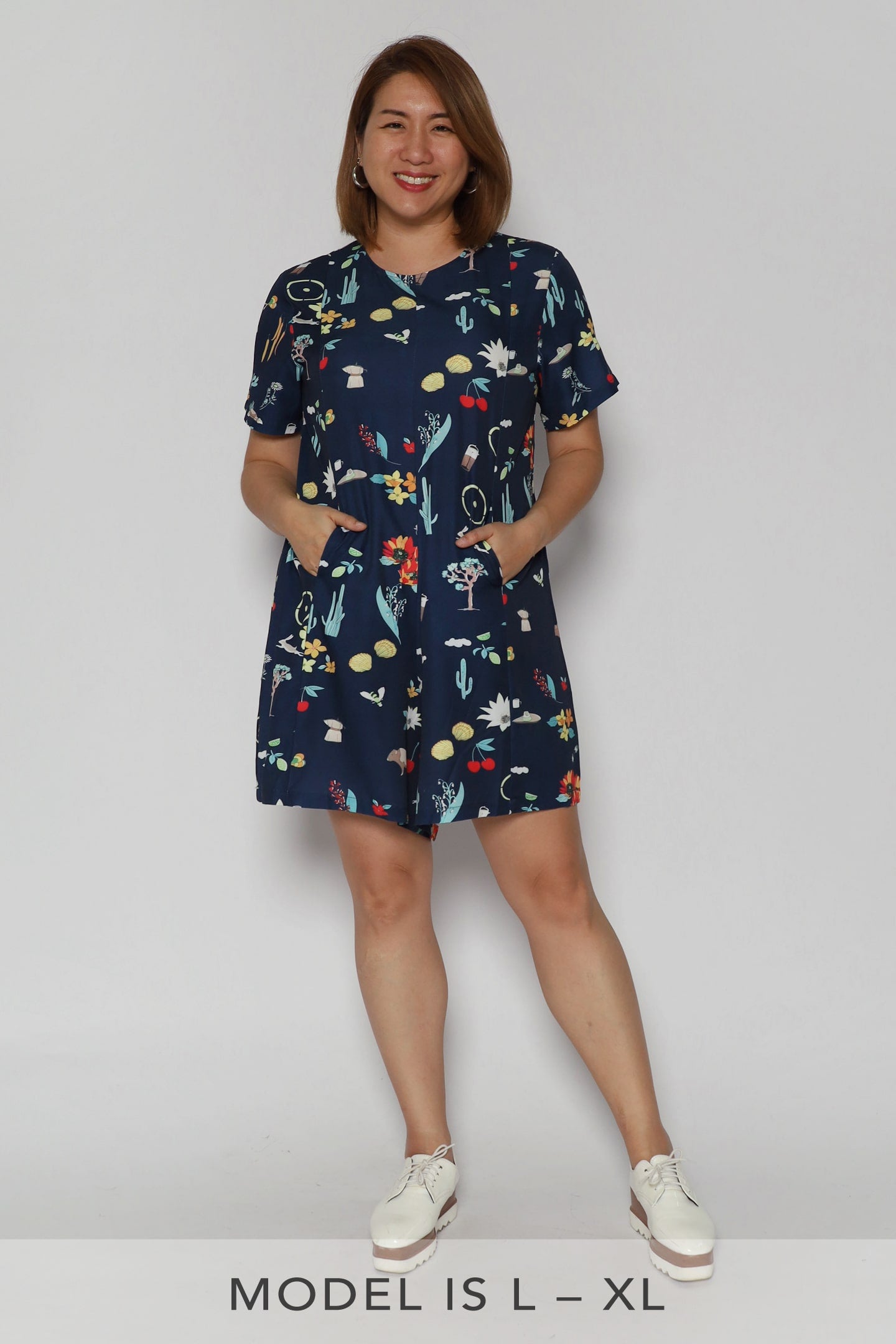 Dion Playsuit in Love Garden