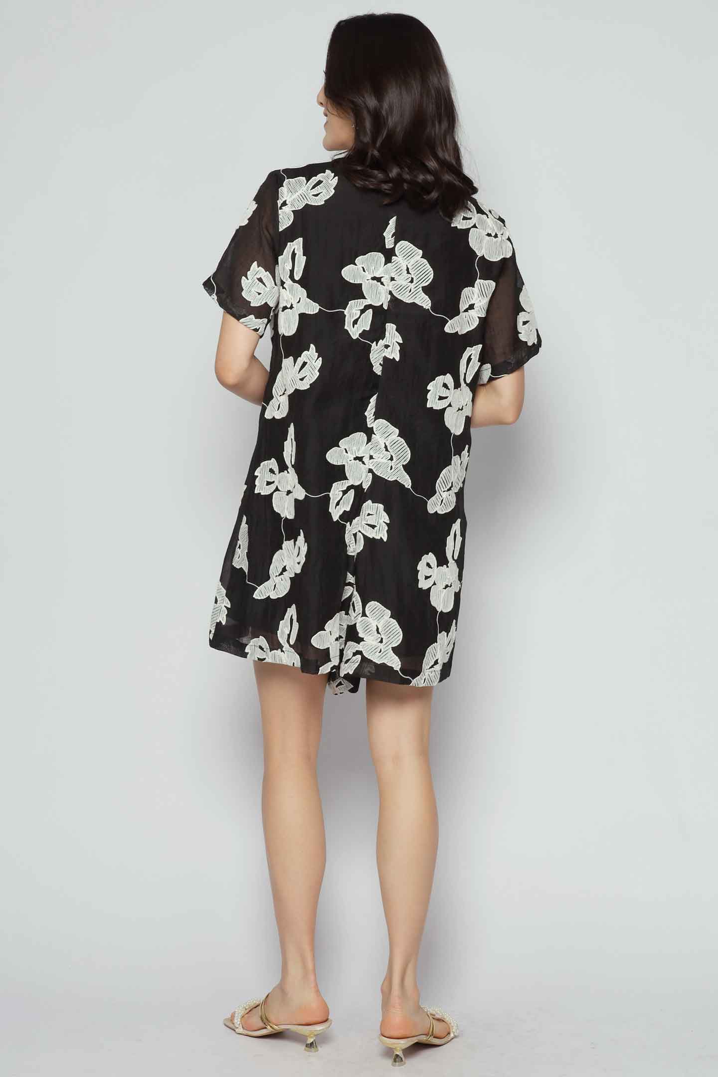 Dion Playsuit in Moon Petal