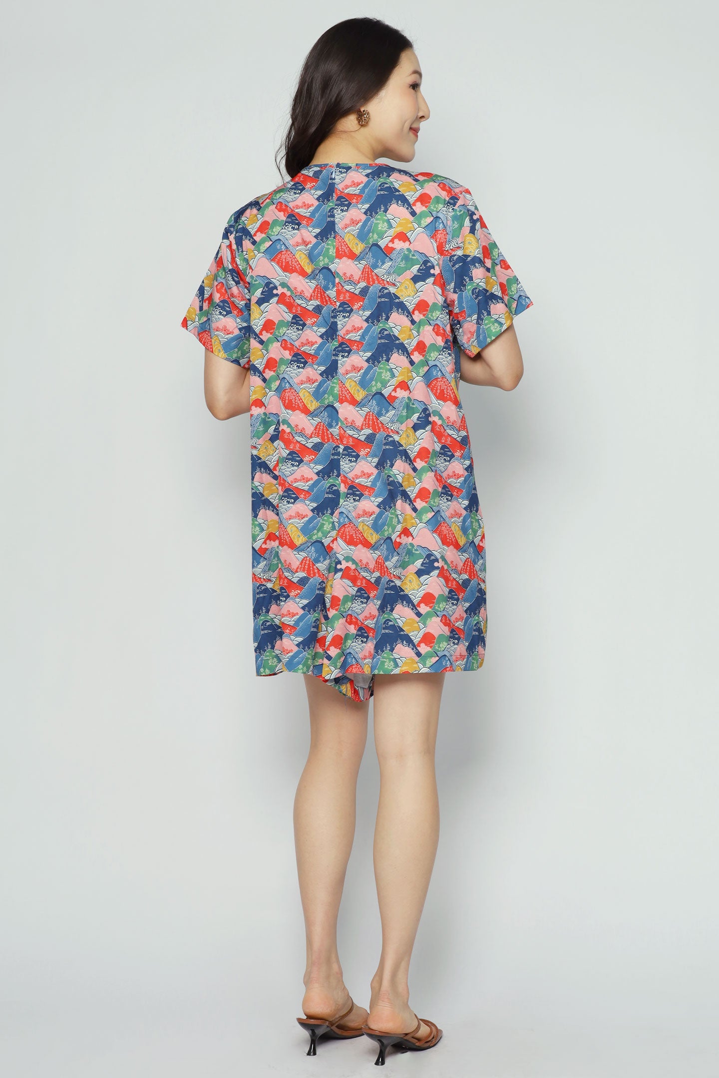 Dion Playsuit in Vibrant Fuji