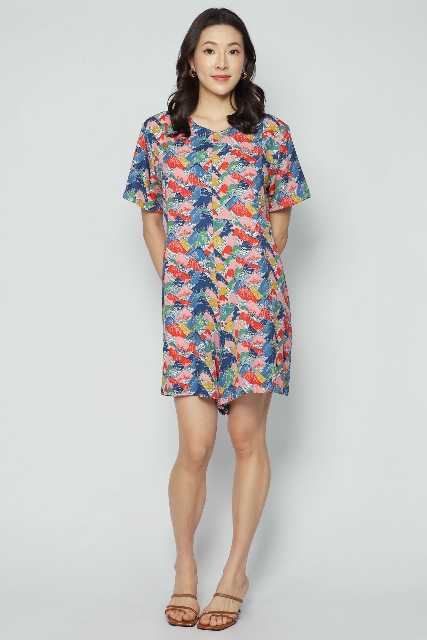Dion Playsuit in Vibrant Fuji