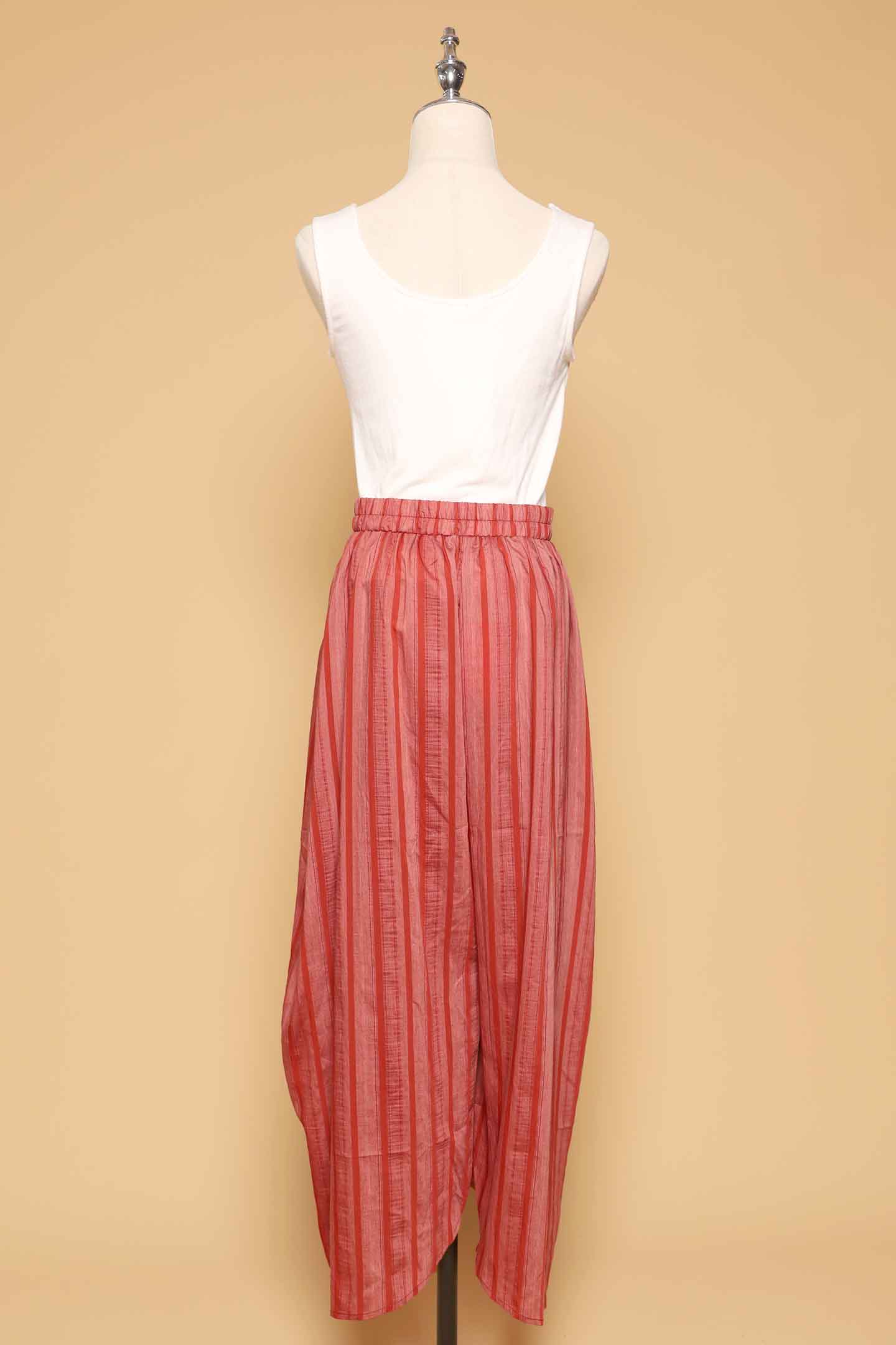 PO - Dippy Culottes in Orange Stripes