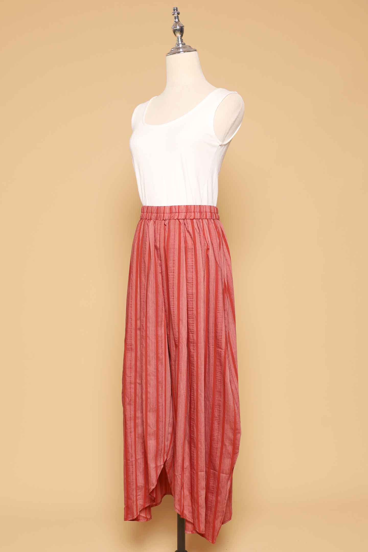 PO - Dippy Culottes in Orange Stripes