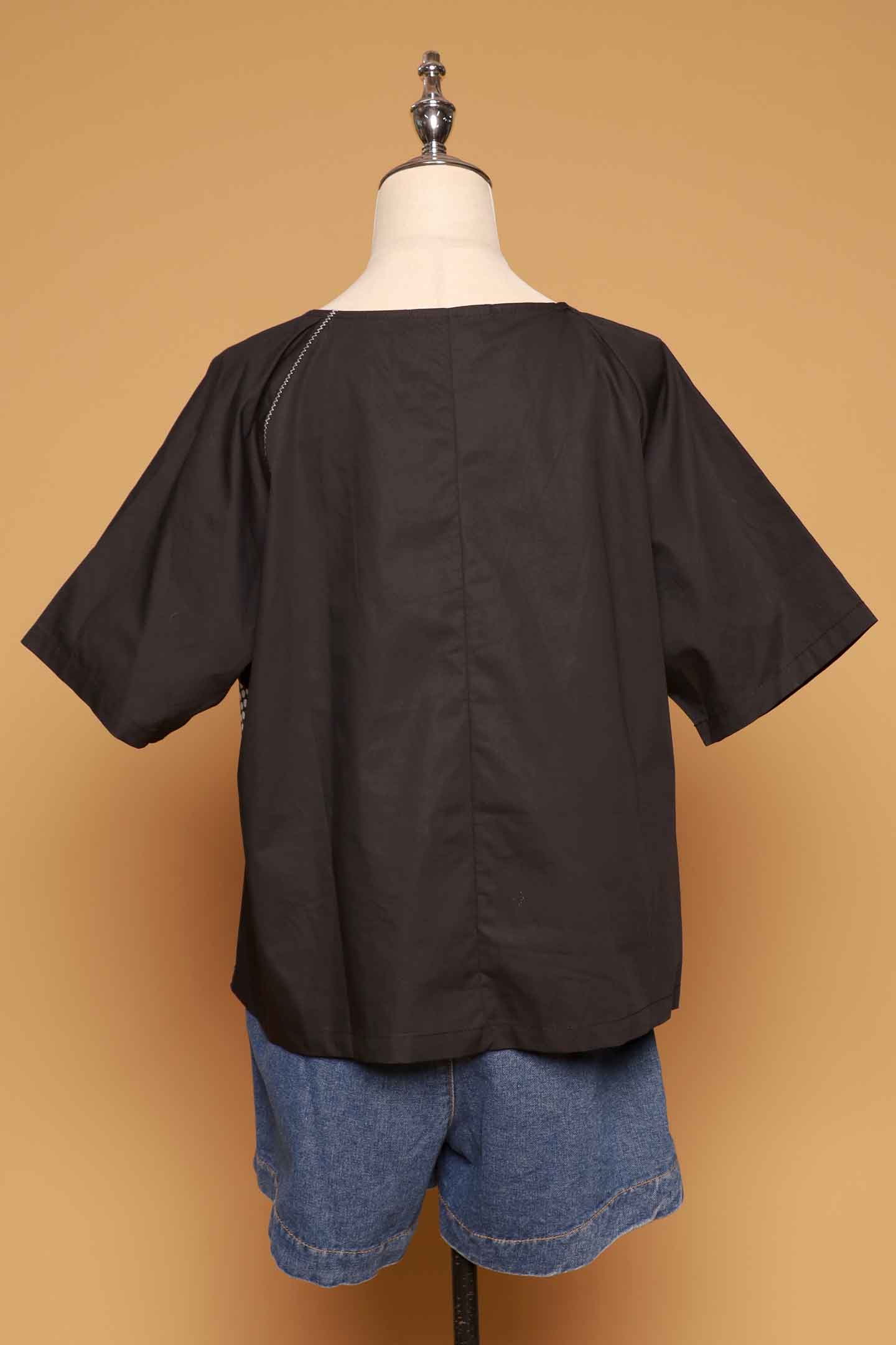 PO - Divinia Multi Polkadot Top in Black