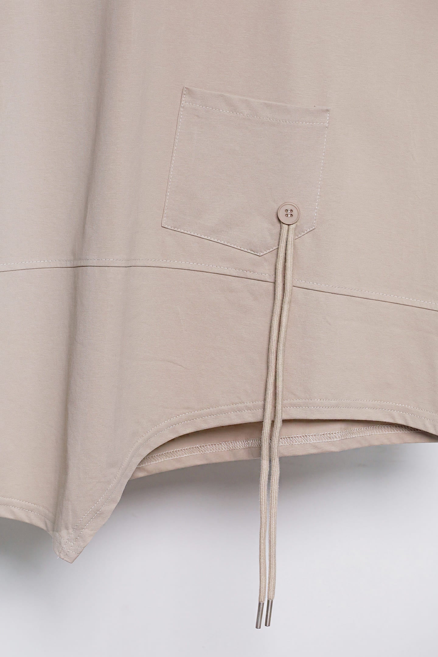 Easy by TE - Domie Pocket Top in Khaki