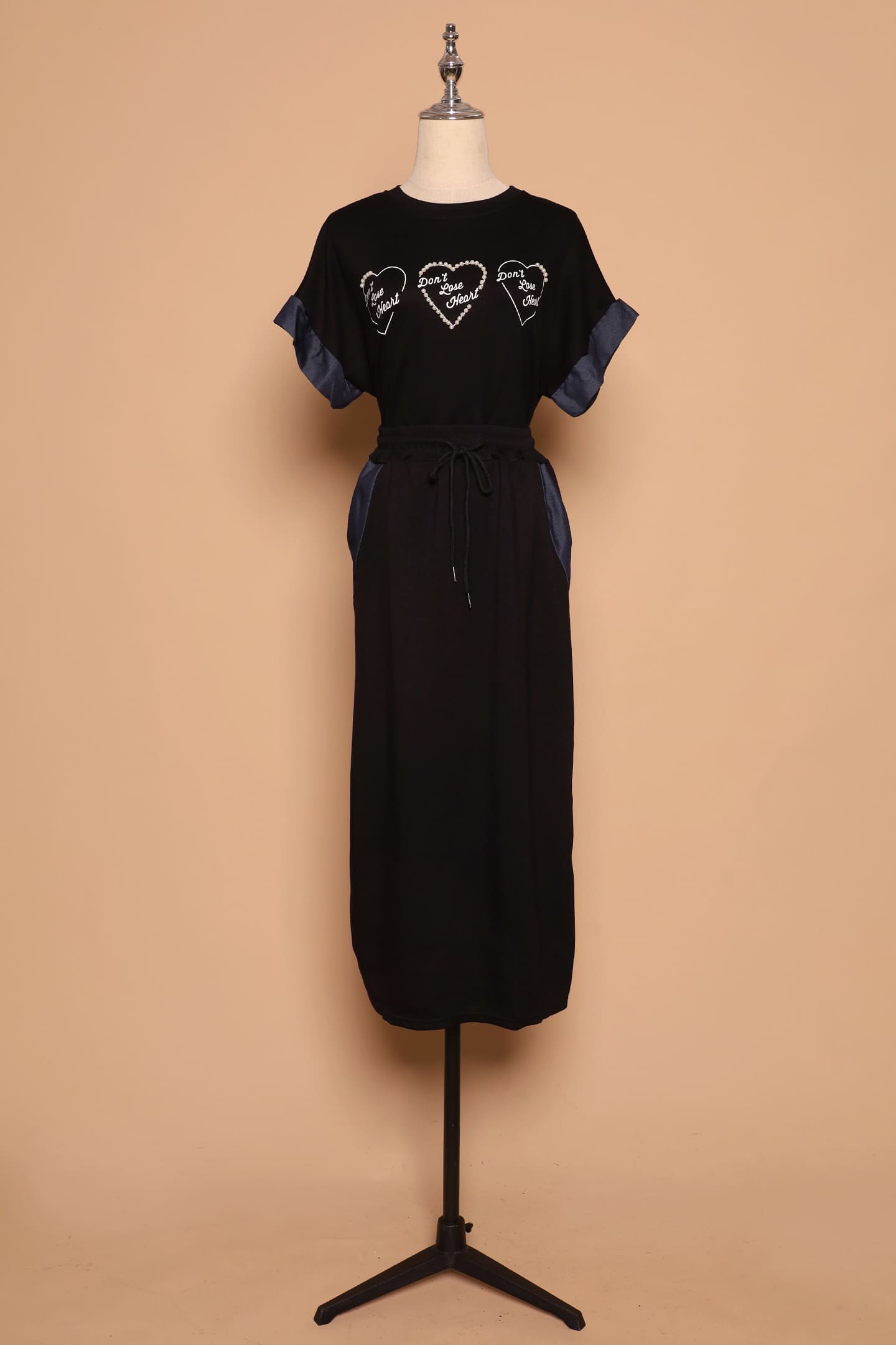 PO - Don't Lose Heart 2 in 1 Skirt Set