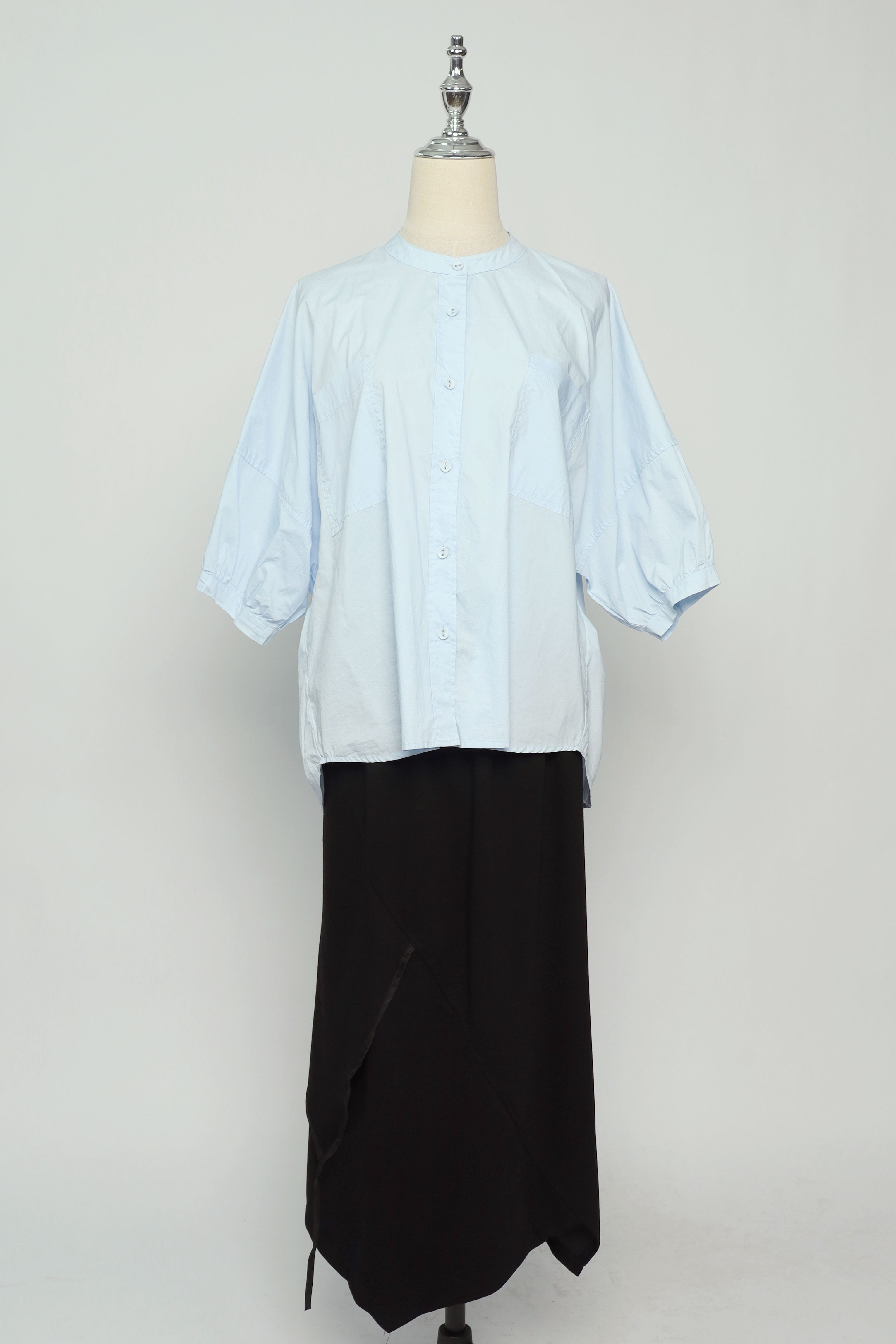 PO - Doodoo Asymmetrical Skirt in Black