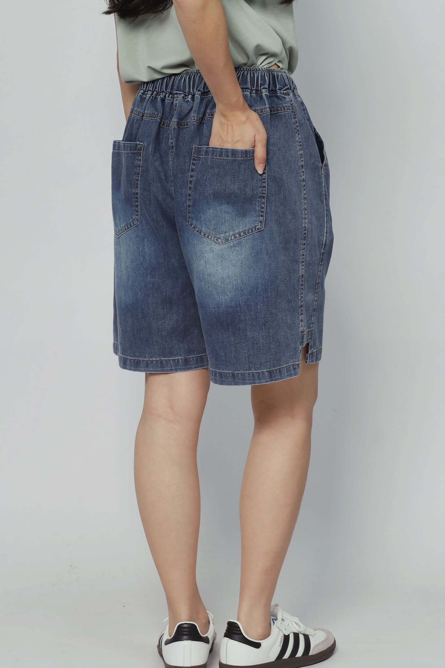 Dottie Shorts in Blue Denim