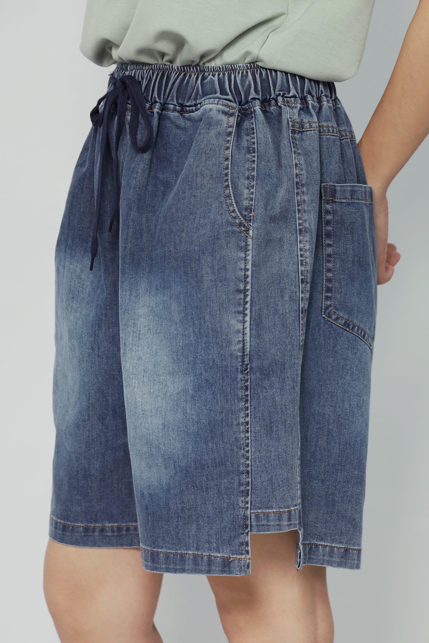 Dottie Shorts in Blue Denim