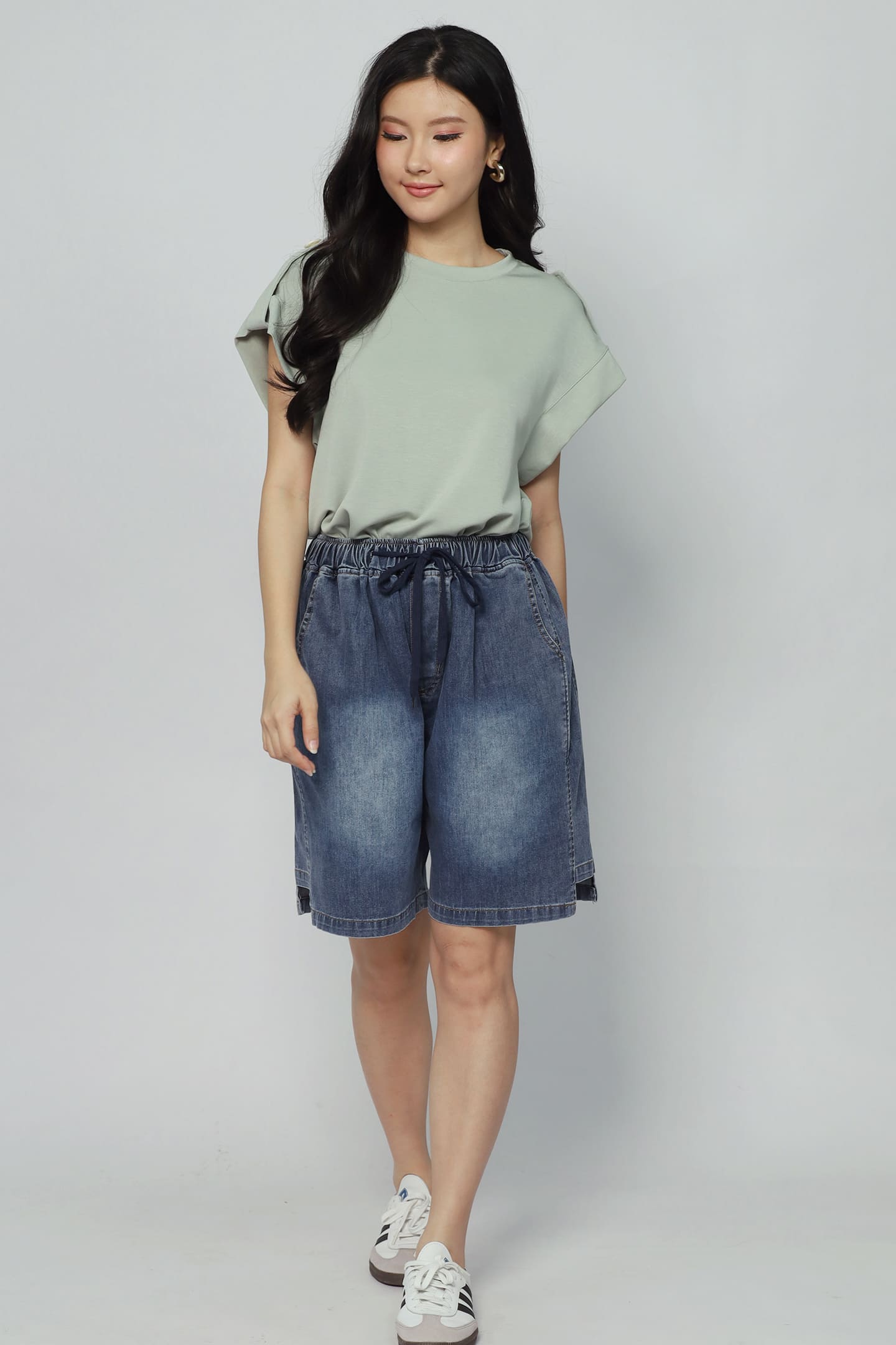 Dottie Shorts in Blue Denim