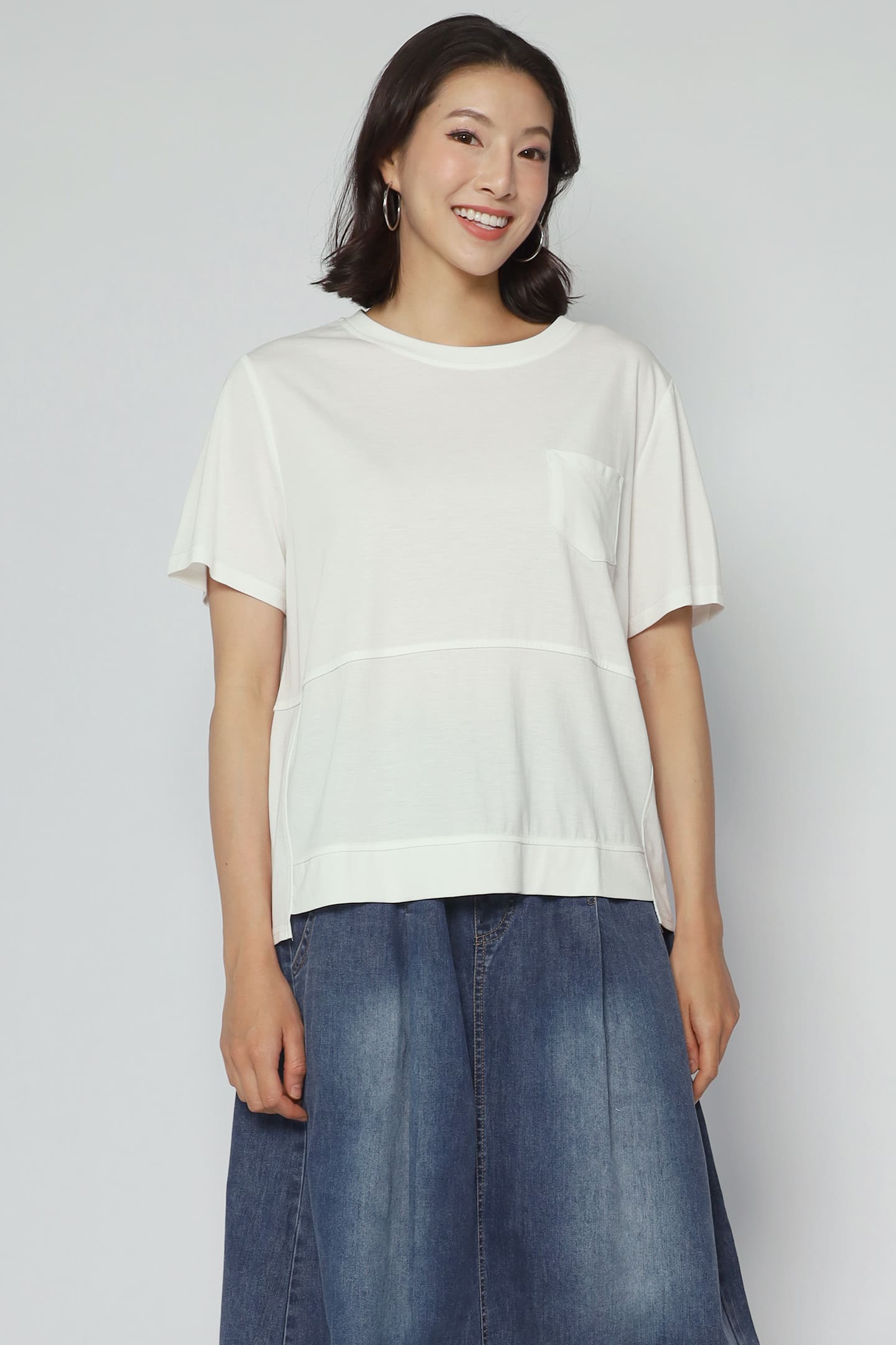 Easy By Tracyeinny - Dura Pocket Top in White