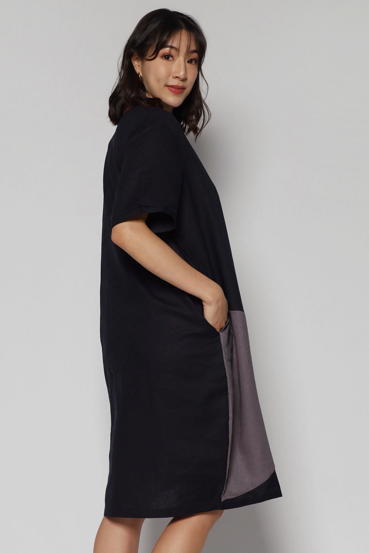 Elloi Patchwork Circles Dress