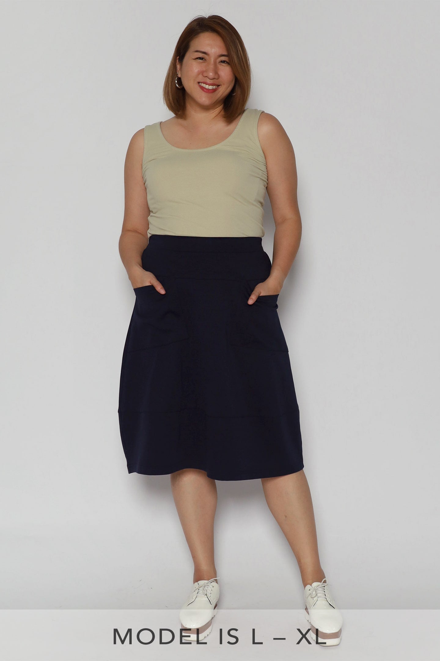 Ebenezer Skirt in Blue