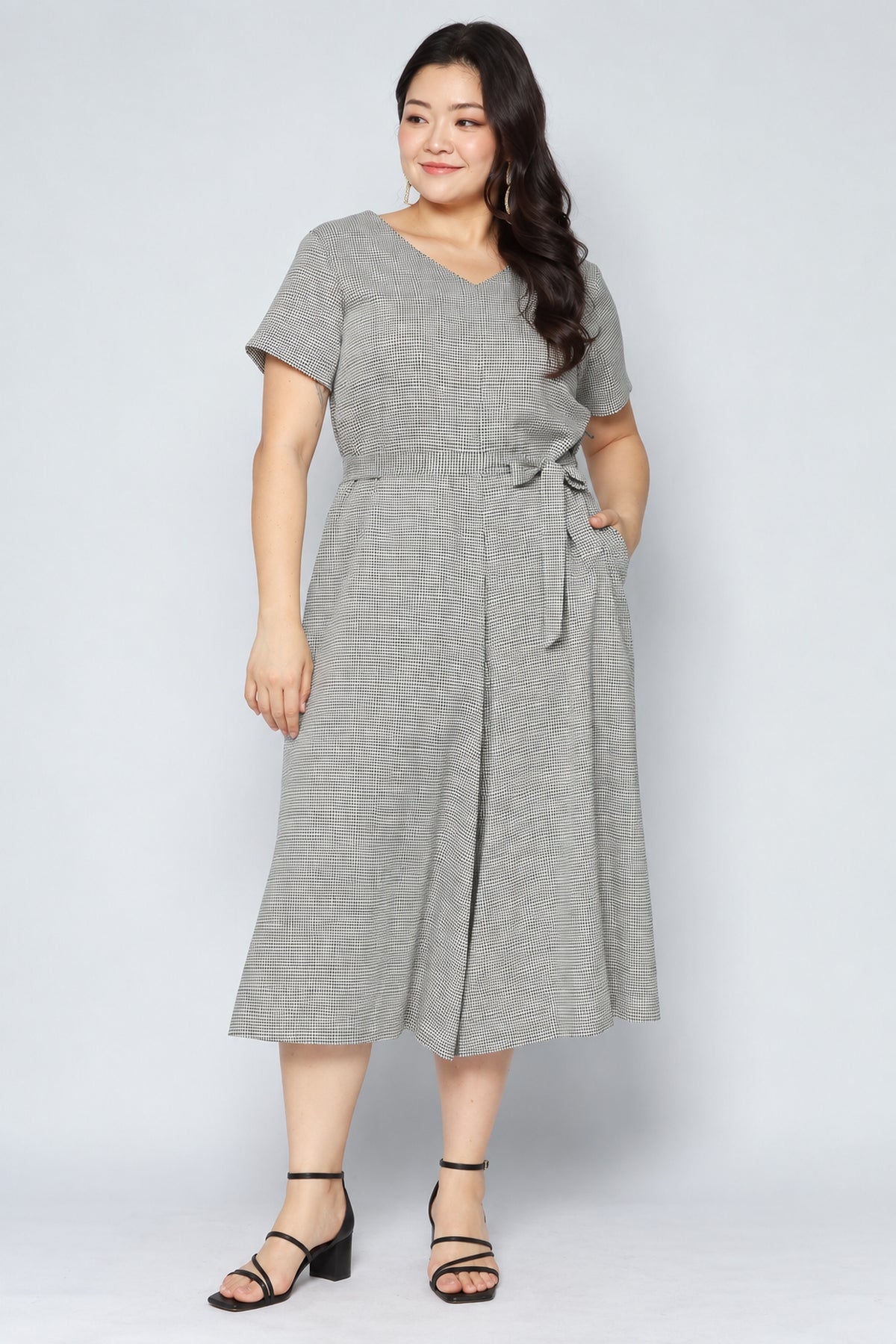 Shirokuro Jumpsuit in Classic Gingham