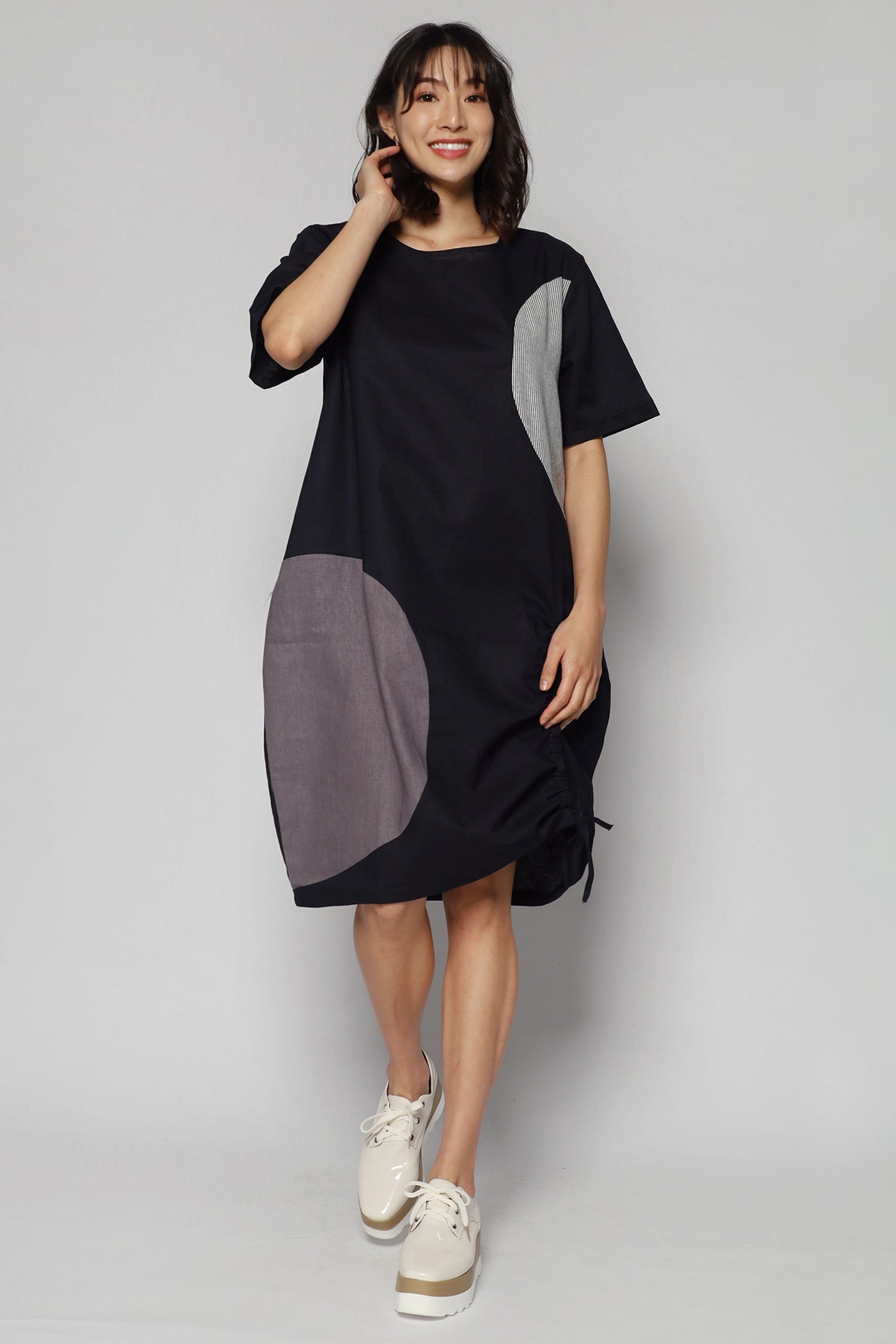 Elloi Patchwork Circles Dress