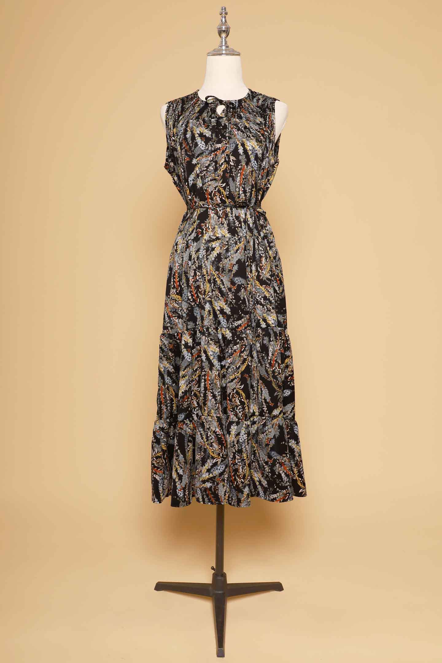 PO - Elysia Dress in Muted Ferns