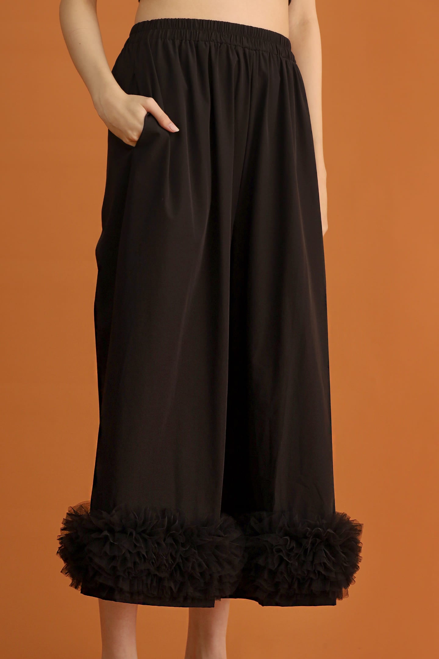 CHOSEN - Emiko Tulle Hem Pants