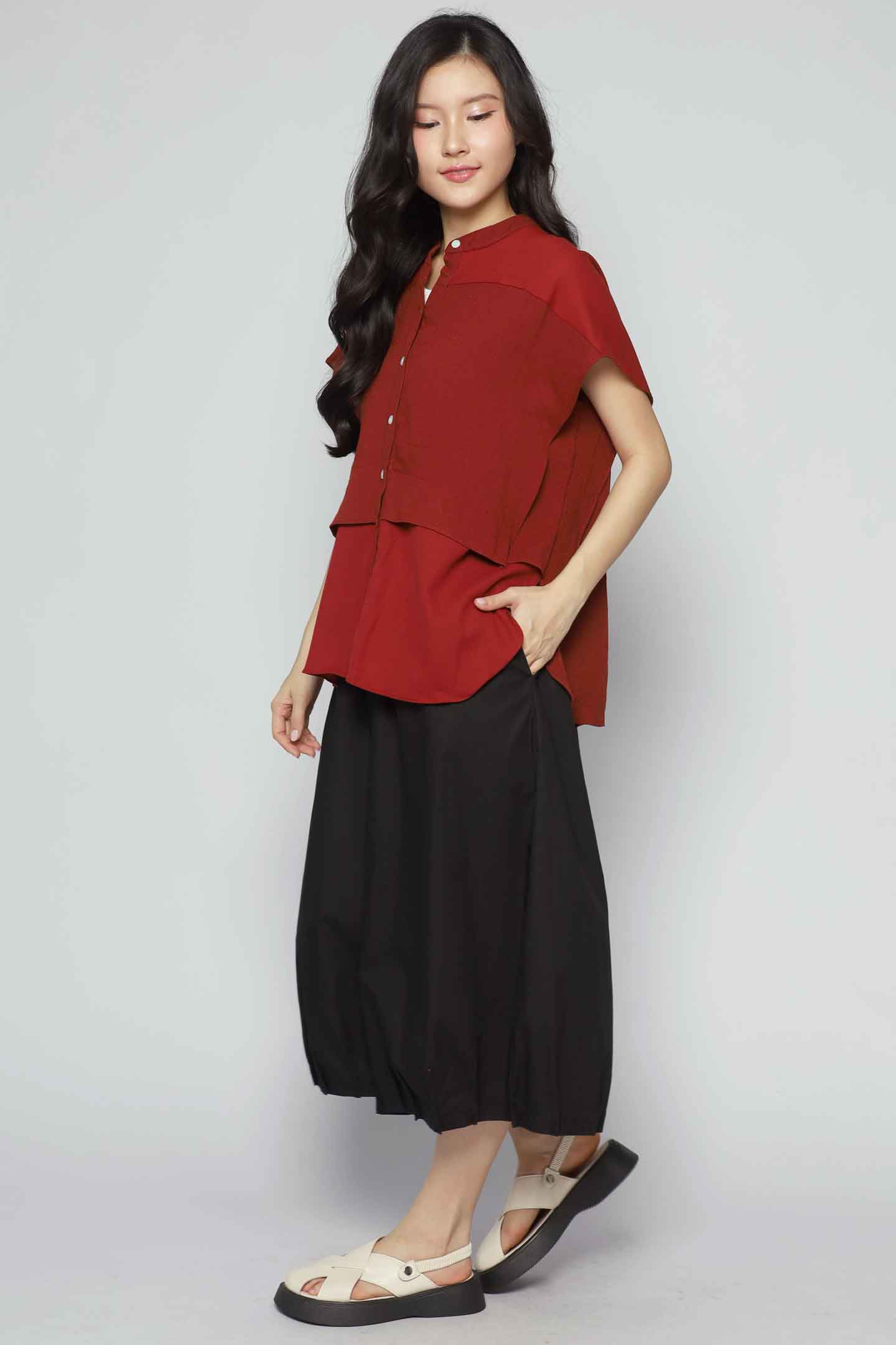 Backorders Estee Top in Red
