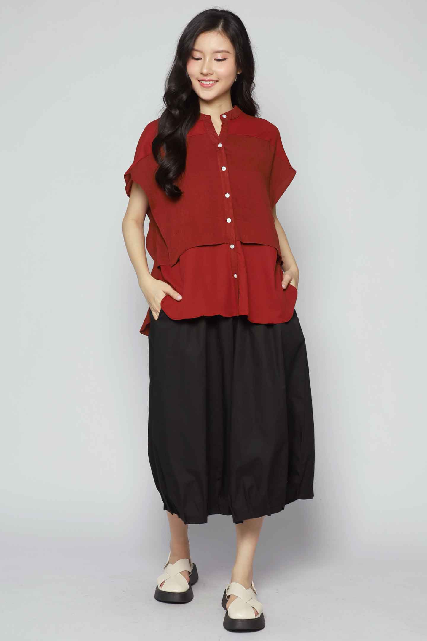 Backorders Estee Top in Red