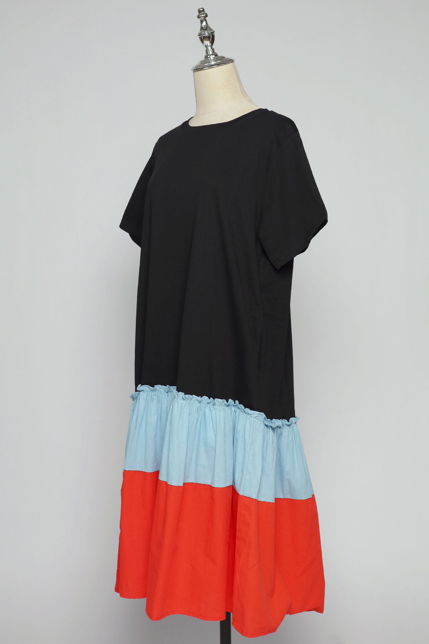 PO - Estella Dress in Blue Orange