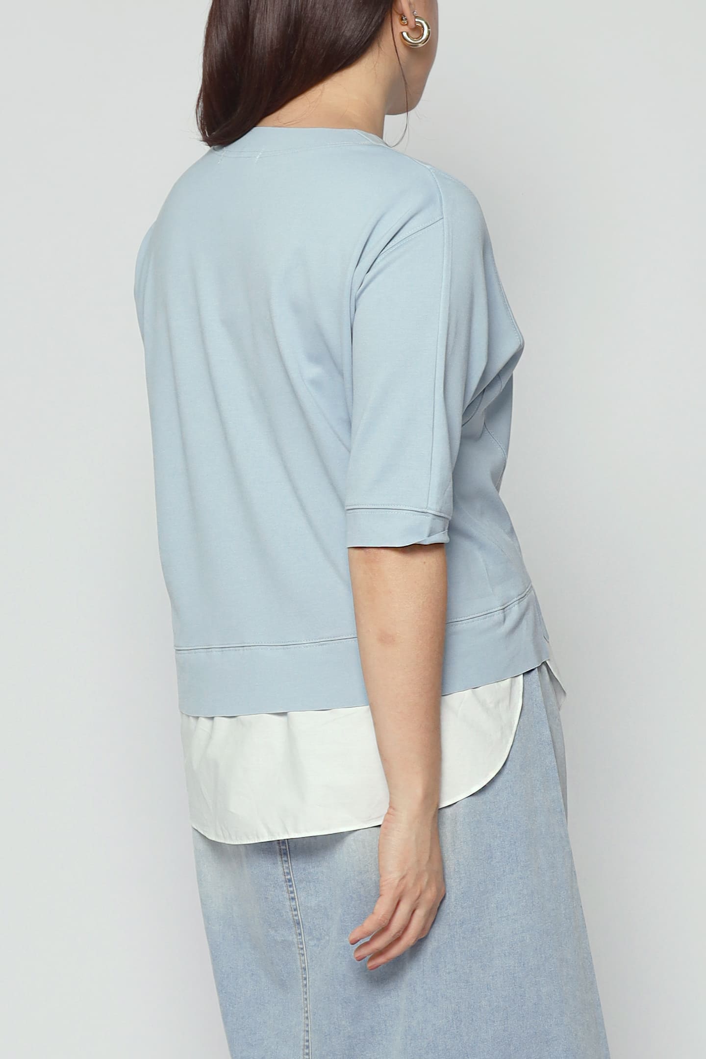 Backorders Easy by TE - Estelle Top in Blue