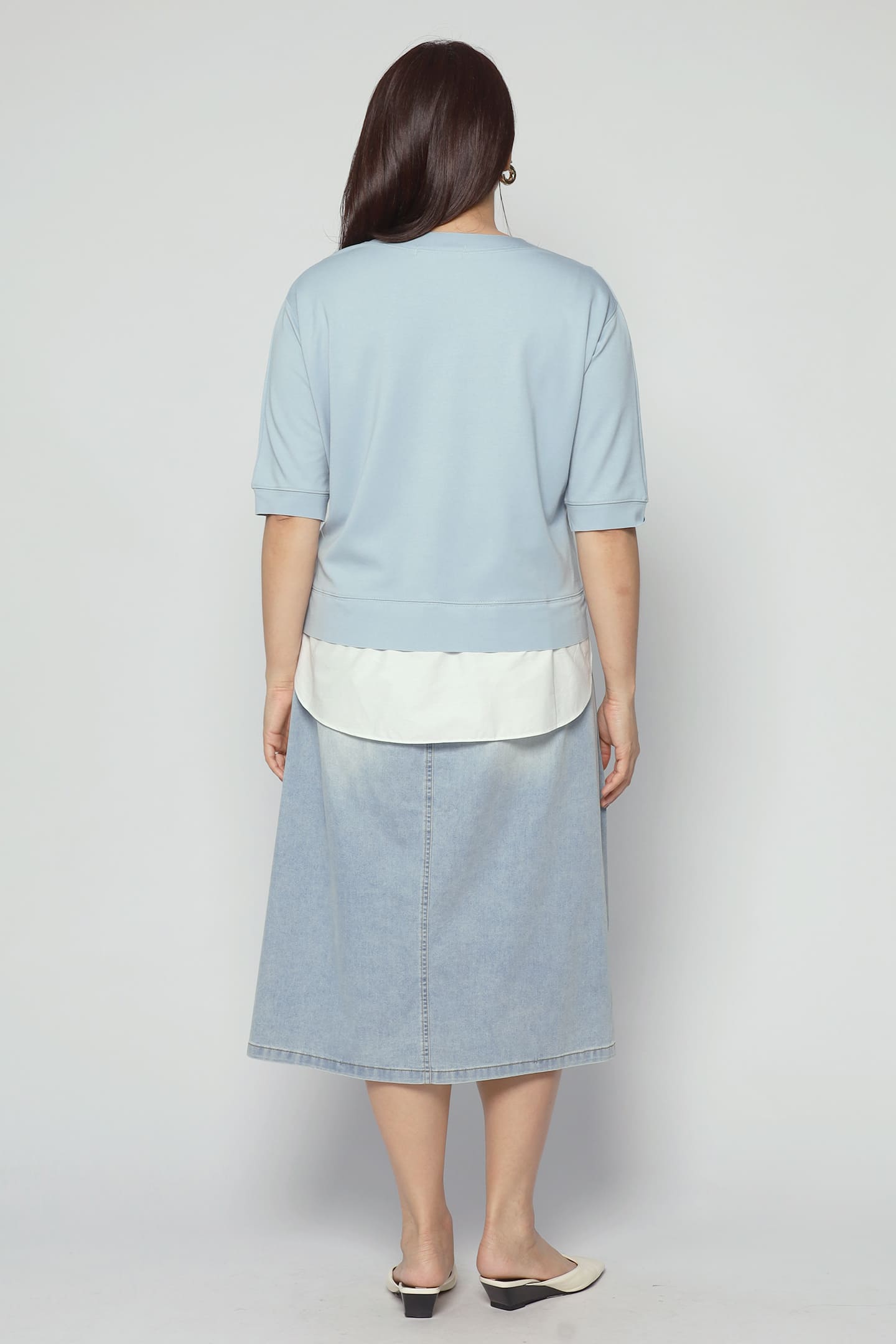 Backorders Easy by TE - Estelle Top in Blue