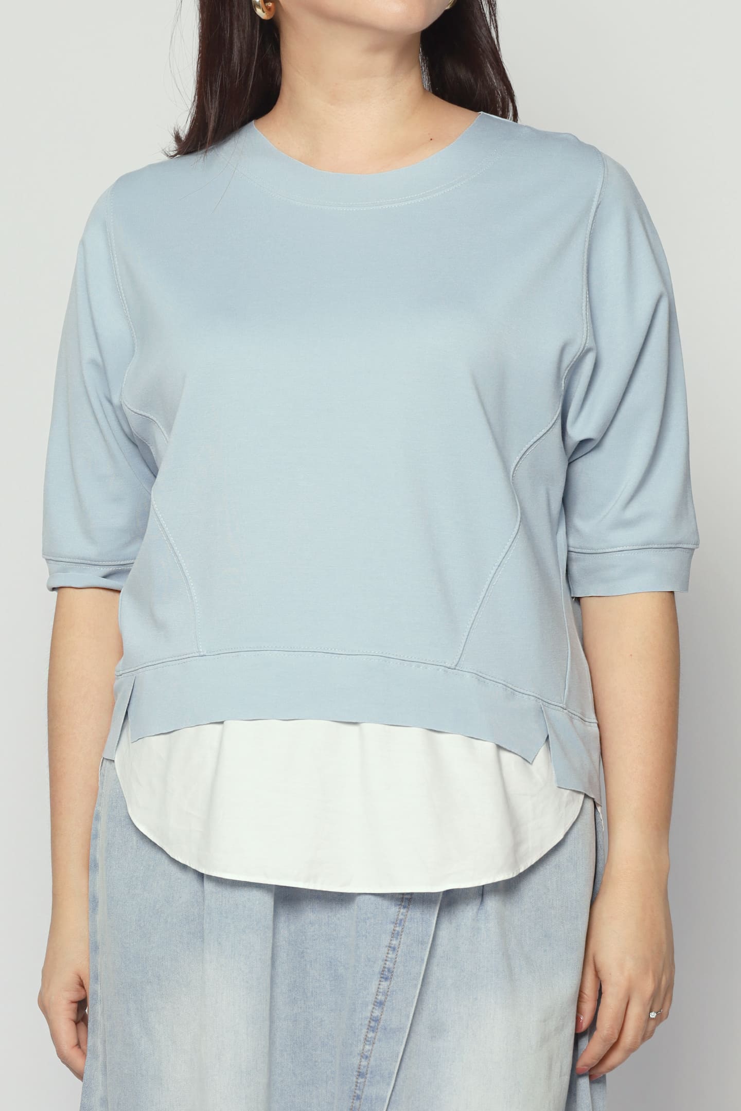 Backorders Easy by TE - Estelle Top in Blue