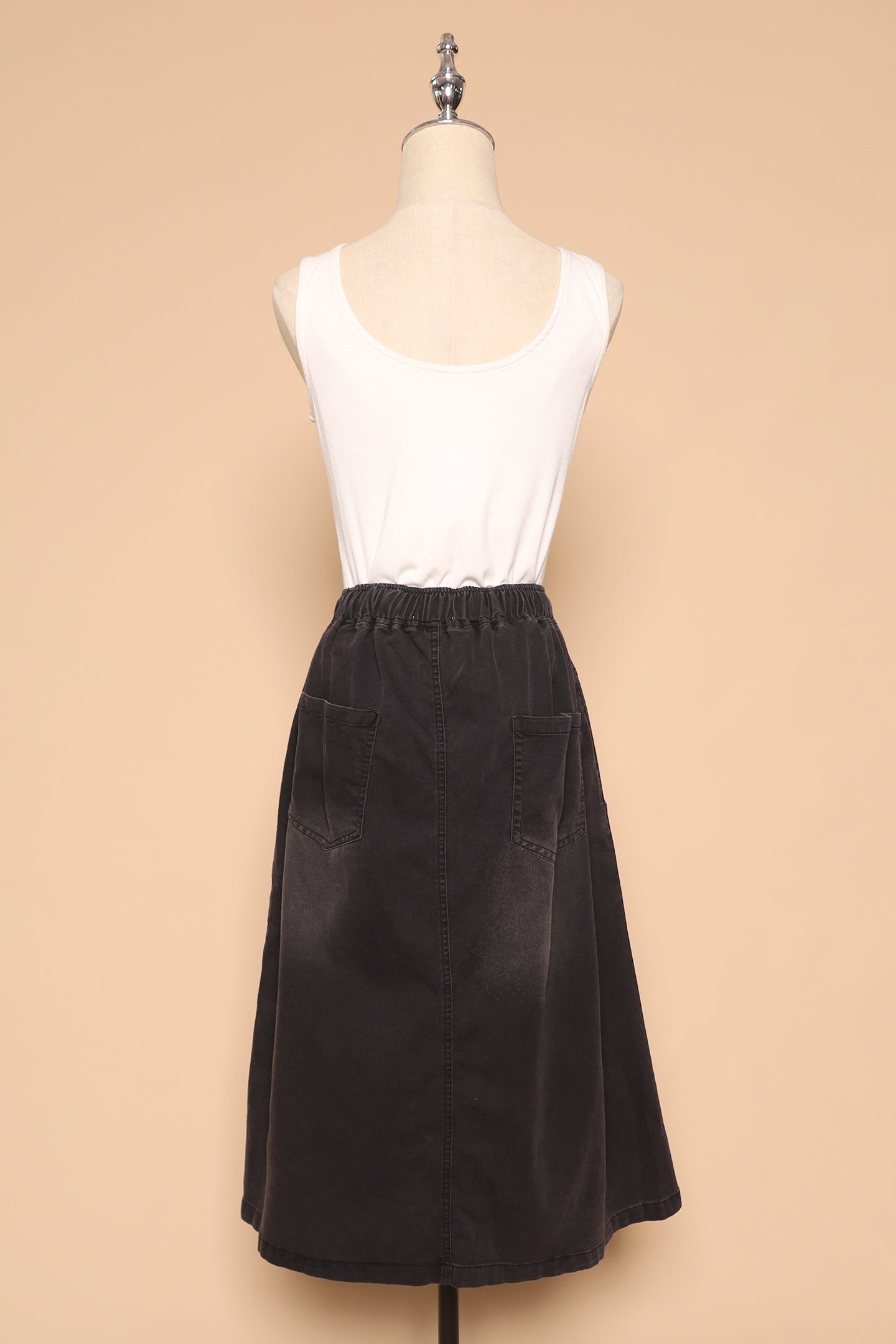 PO - Eva Skirt in Black Denim
