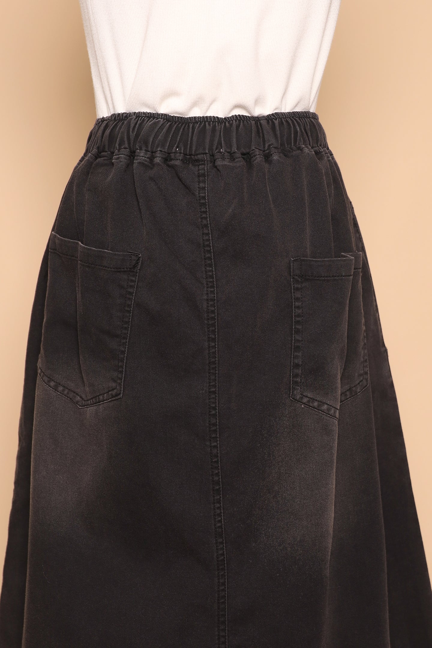 PO - Eva Skirt in Black Denim