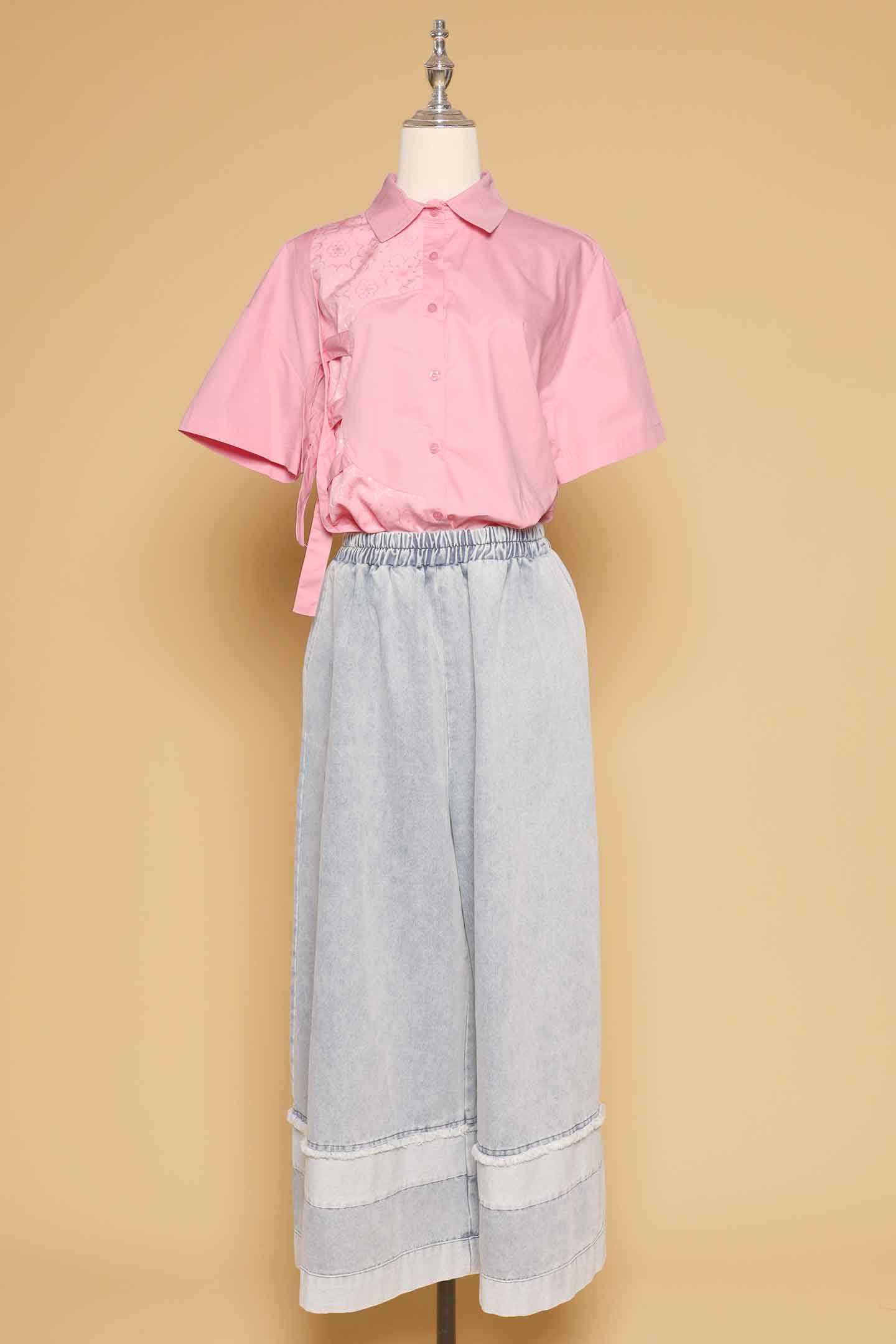 PO - Fayla Floral Shirt in Pink