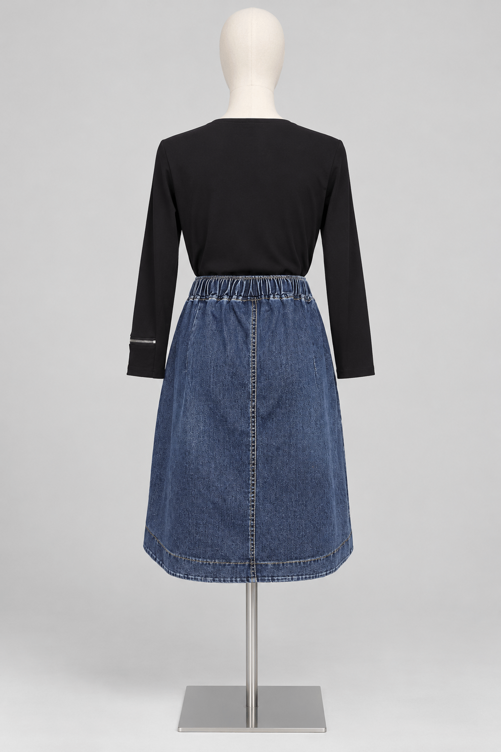 PO - Fianna Denim Skirt in Blue