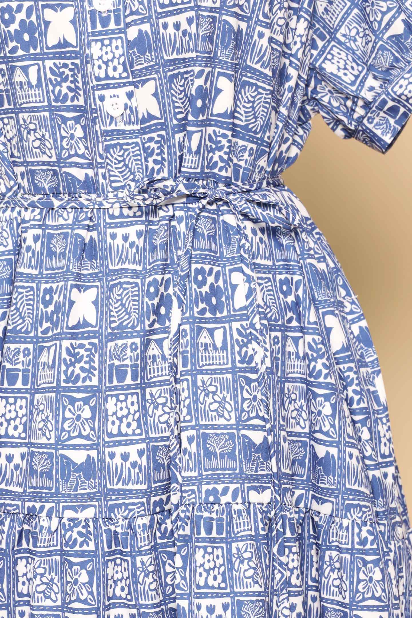 PO - Fifi Dress in Blue Mirage